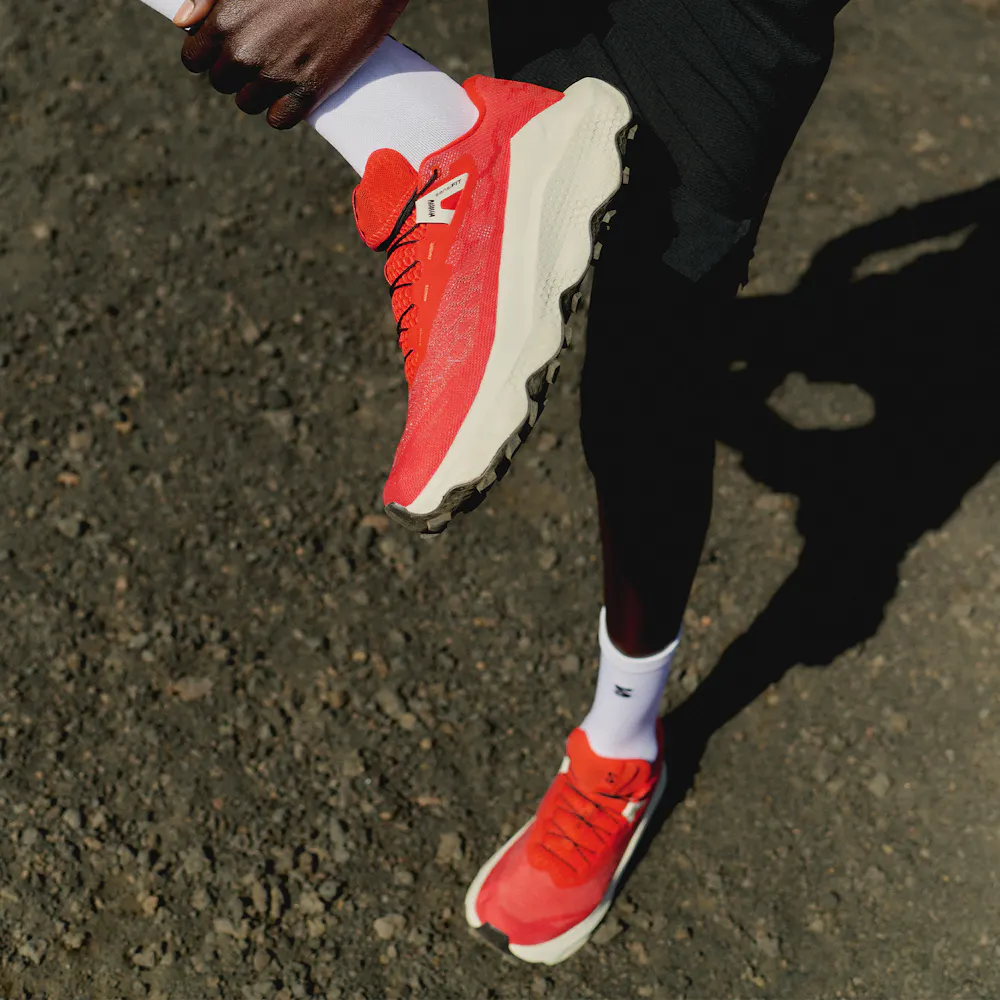 Ultra Glide 4 red trail running shoe