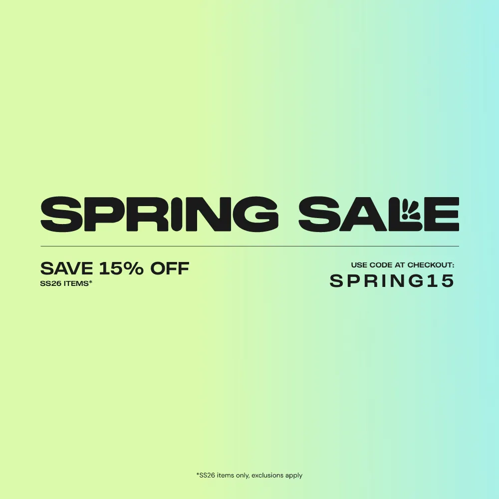 SPRING SALE - SAVE 15% OFF SS26 WITH CODE SPRING15 AT CHECKOUT 