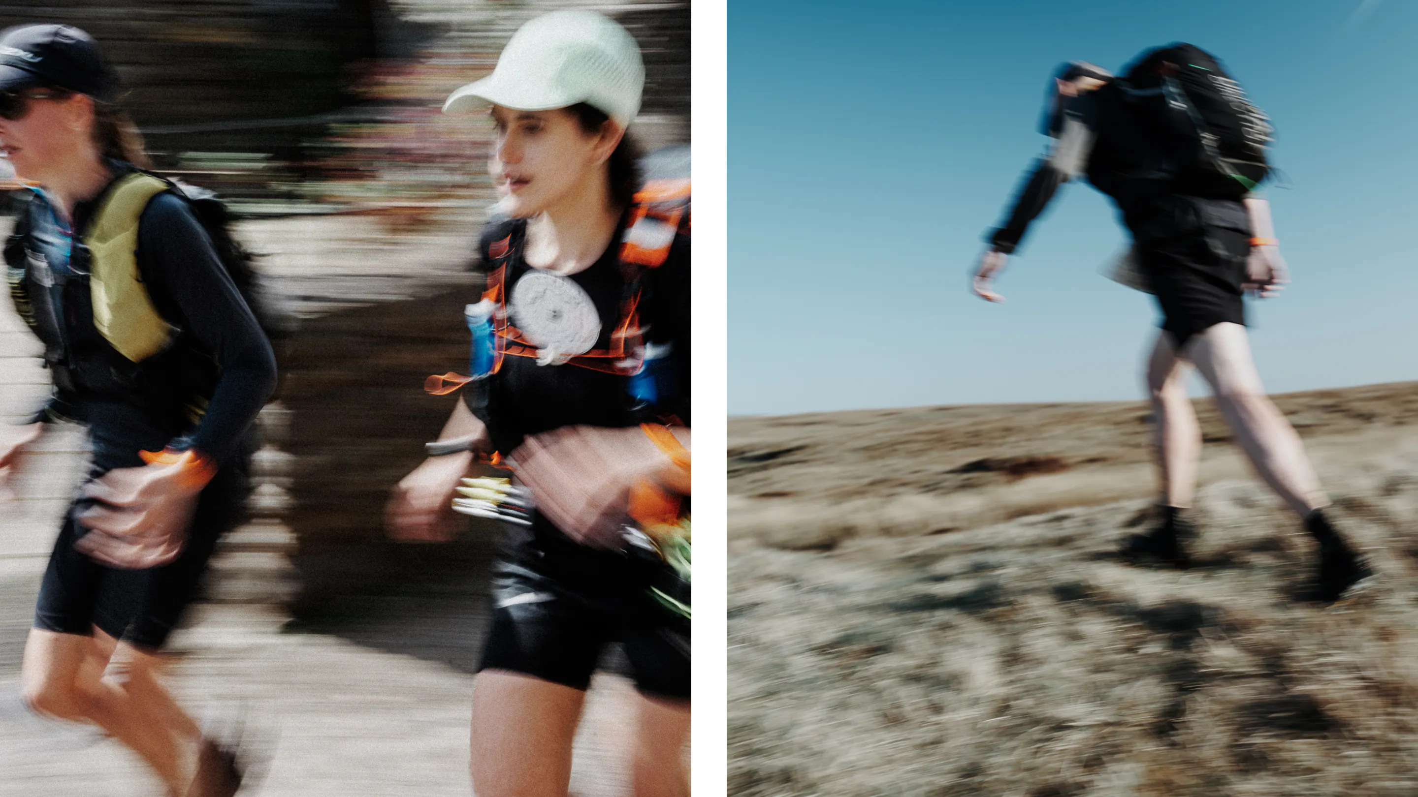 runners on the moor at the fellsman race