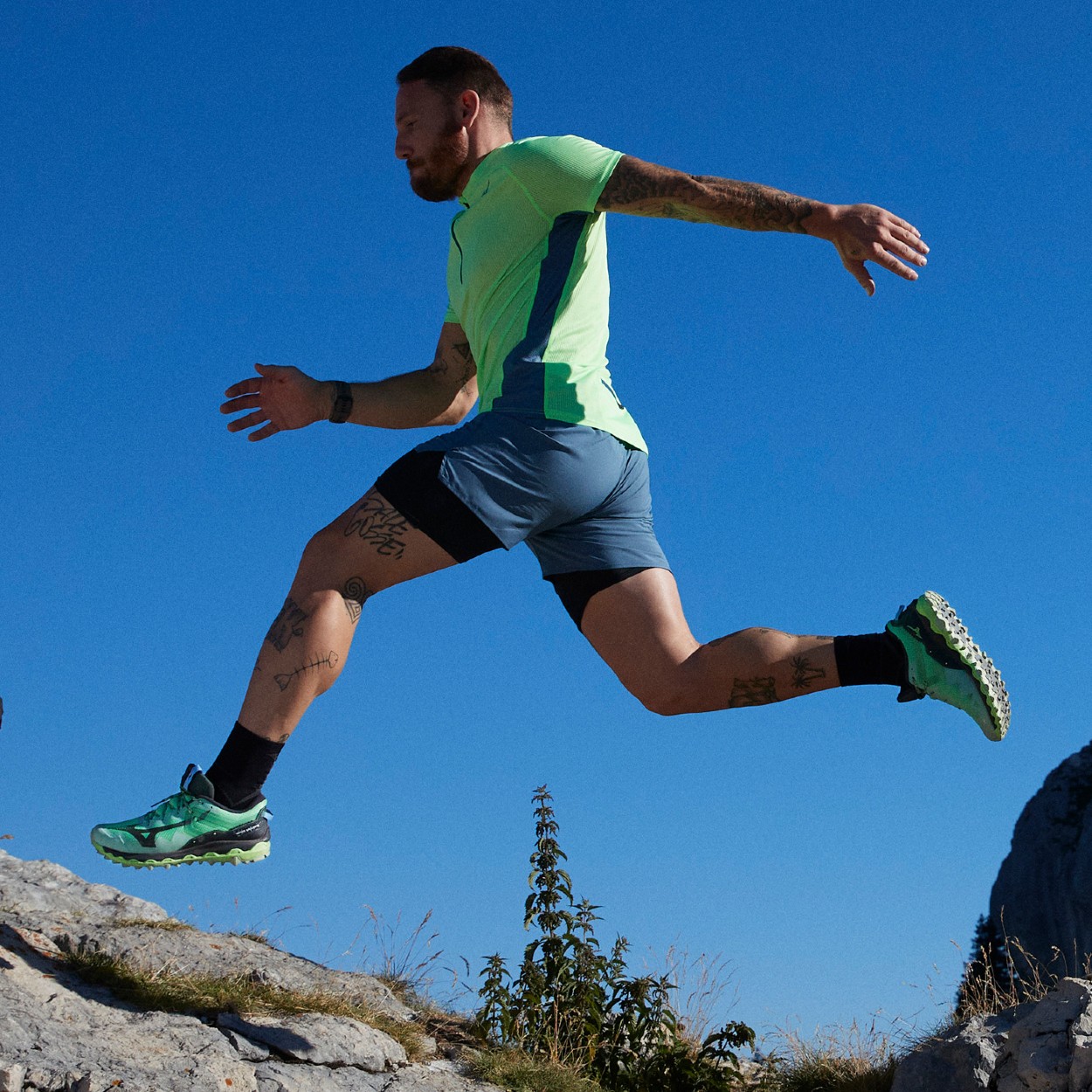 Mizuno running homme clearance trail