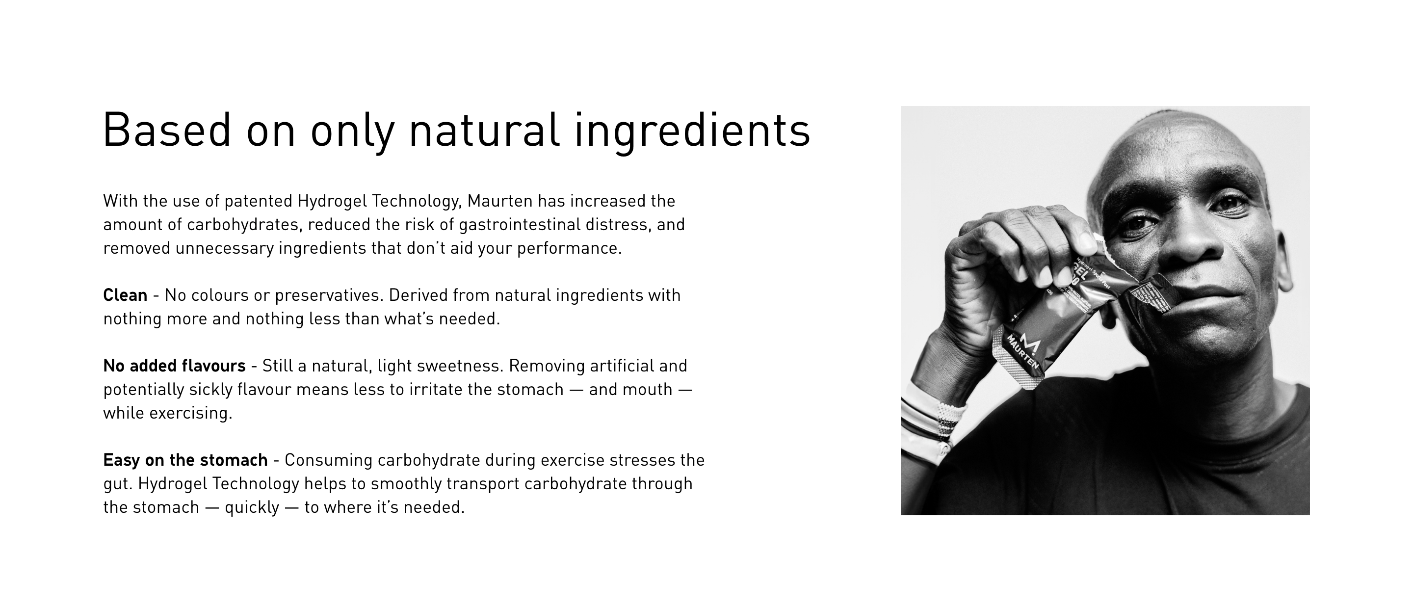 Based on only natural ingredients