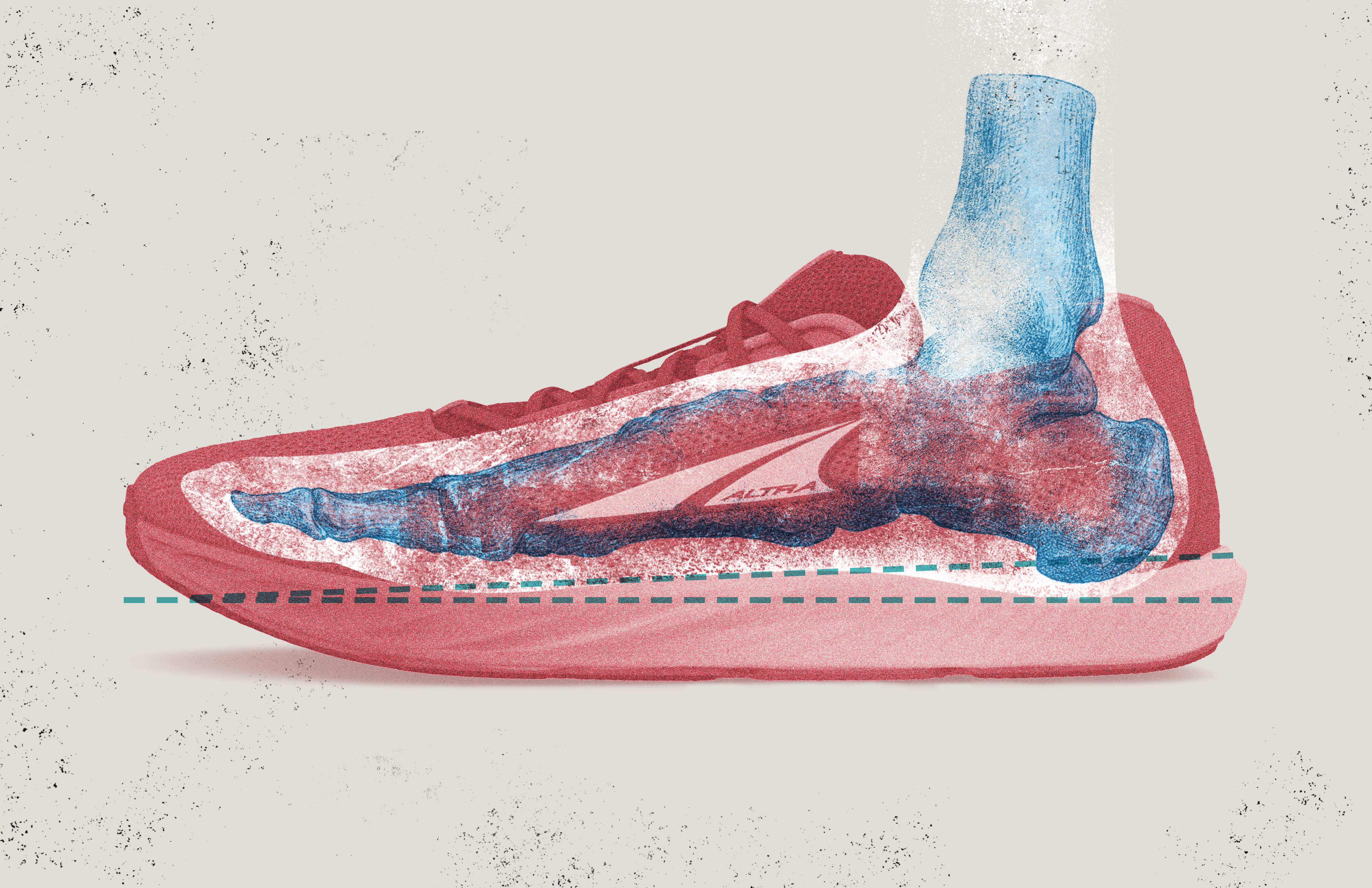 Altra zero-to-low drop graphic