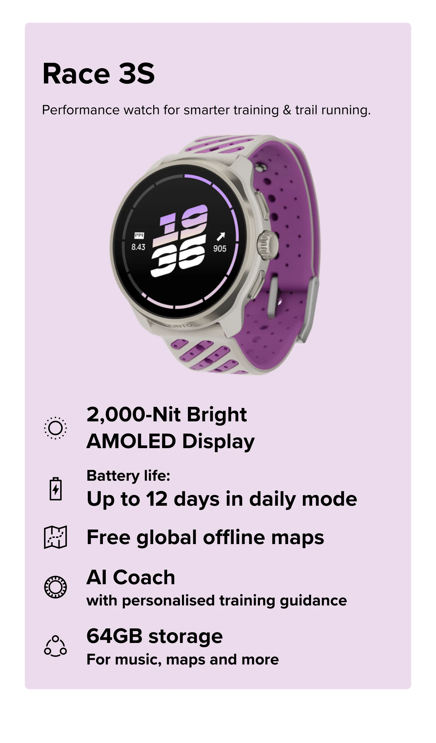 Suunto Race 3S