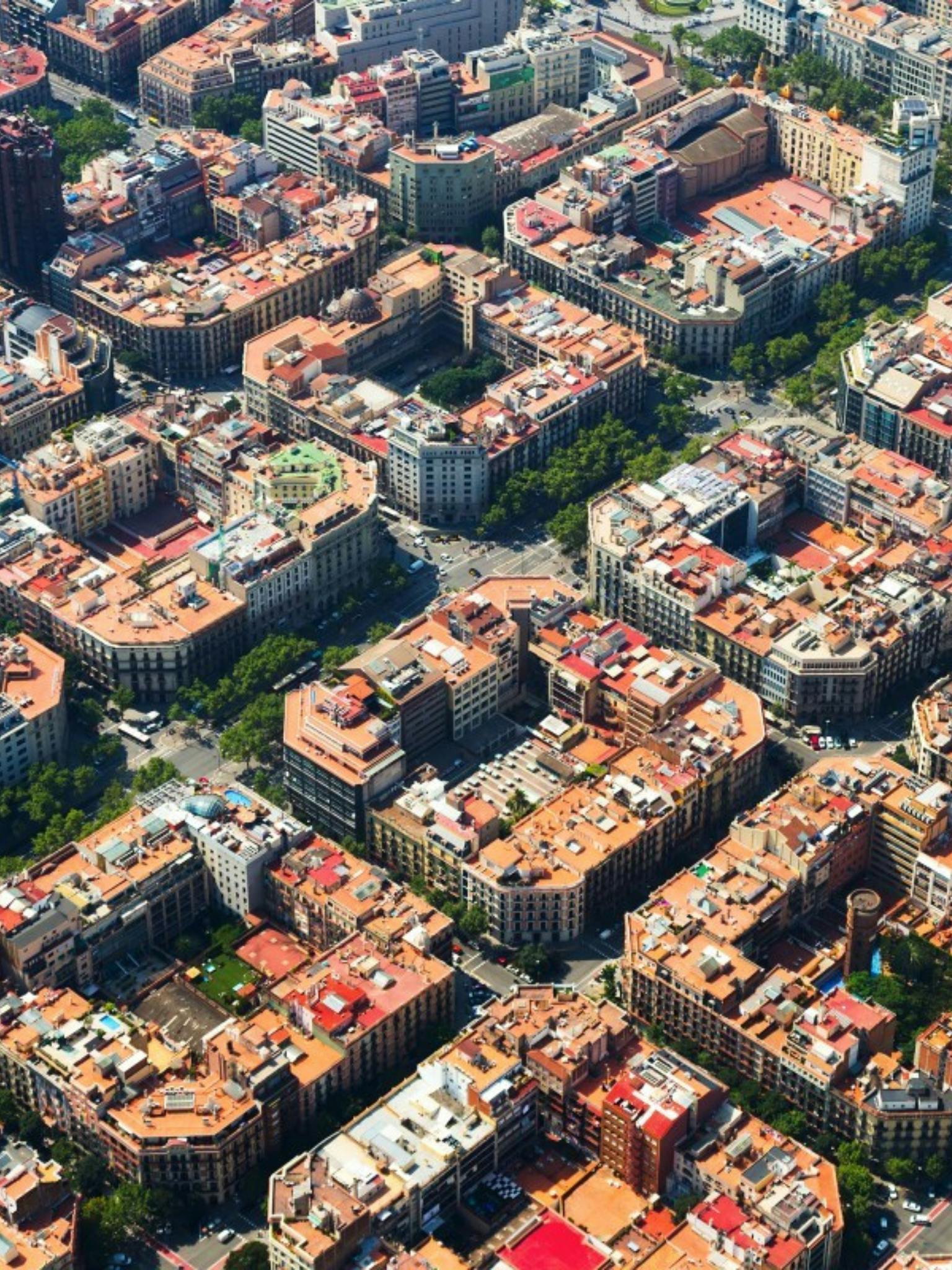 Spanish Houses in Barcelona.