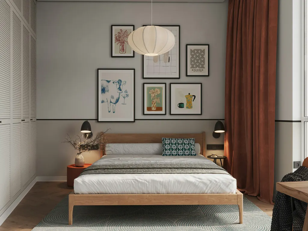 Eine makellose Wohnung in Barcelona, die für einen neuen Mieter vorbereitet wurde und professionellen Übergabestandards entspricht.