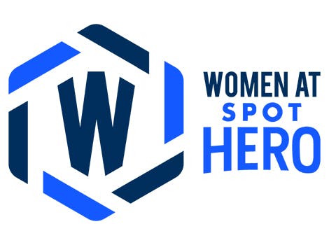 women at spothero logo