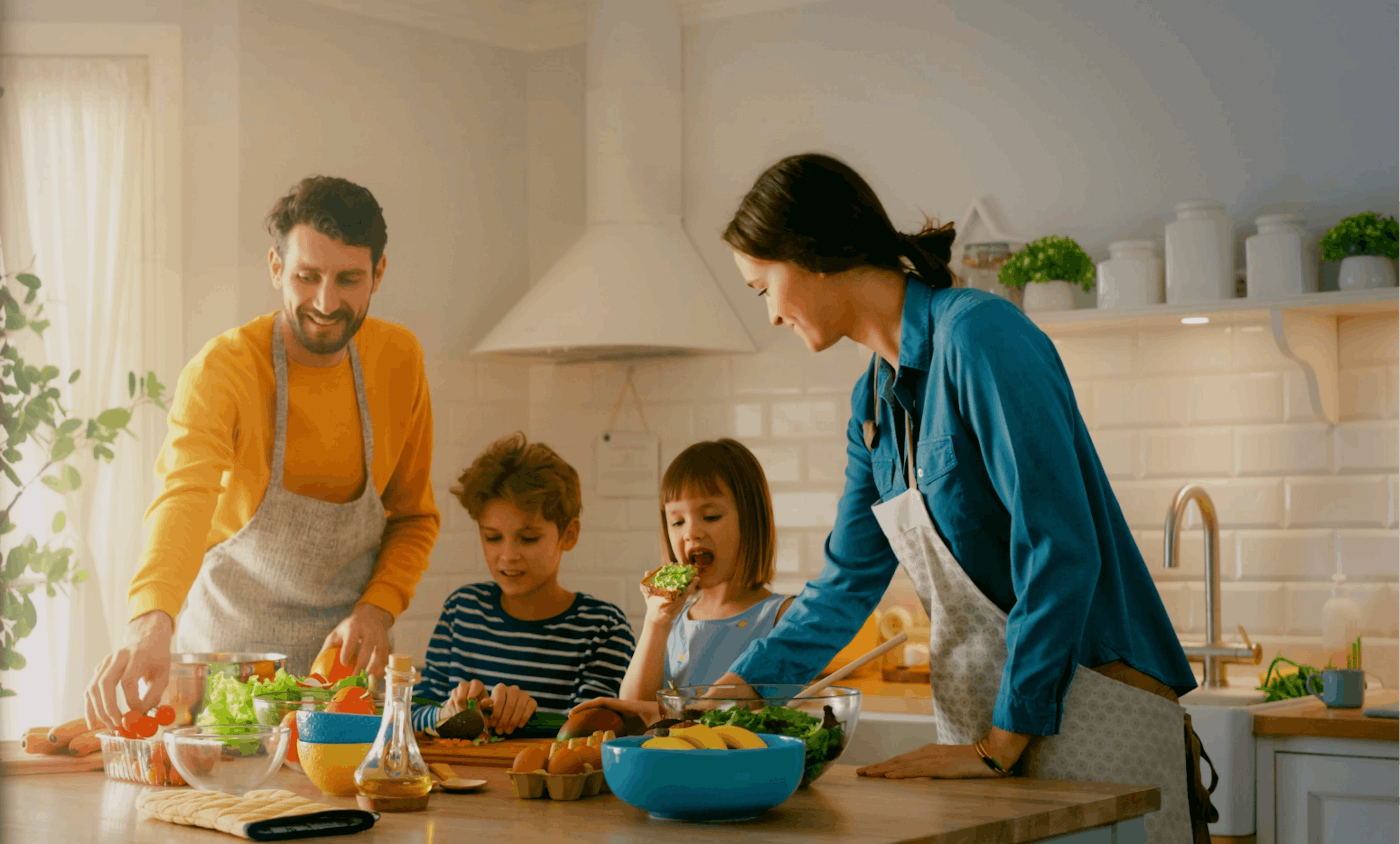 People at the table