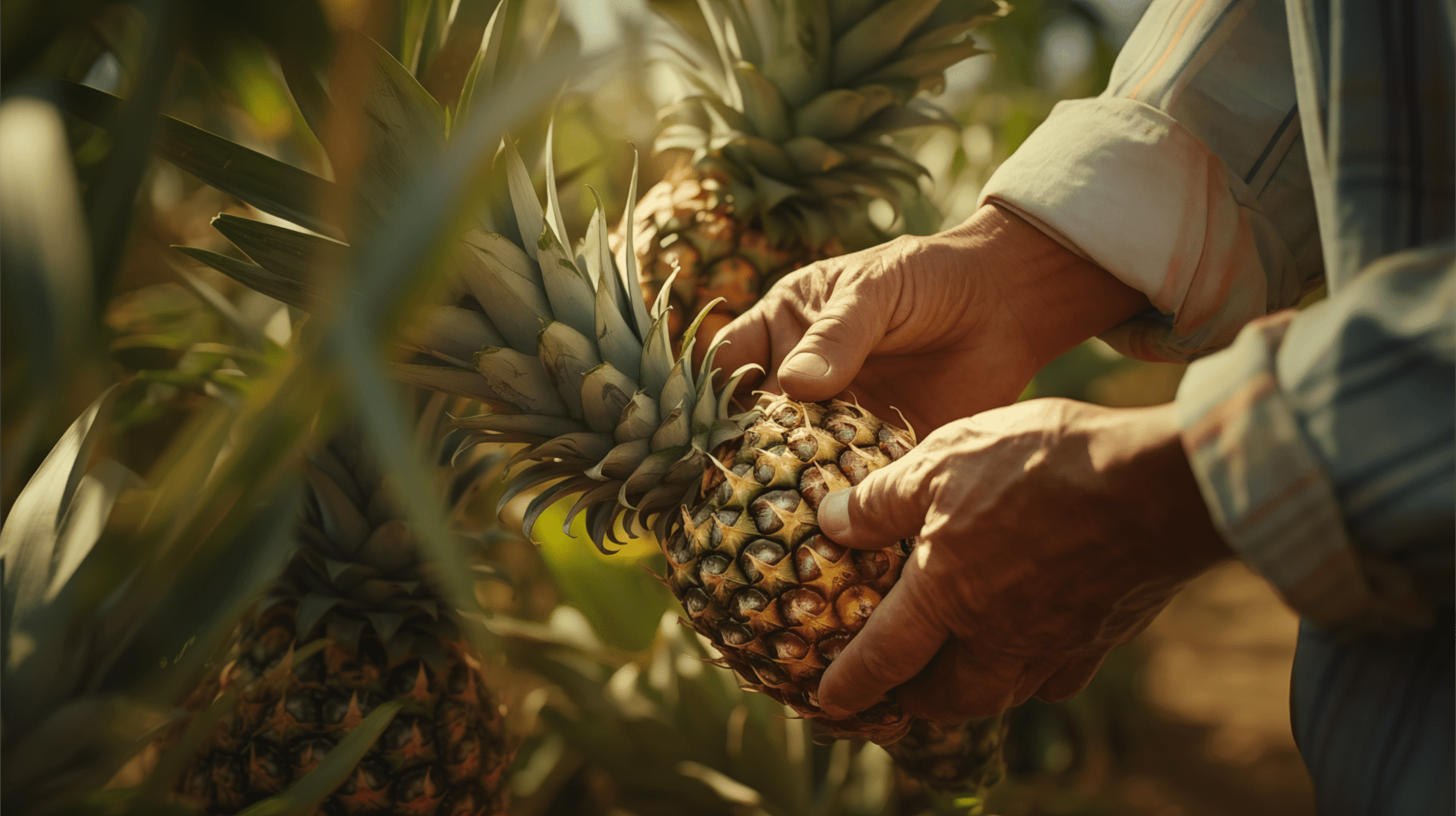 Raccolta ananas