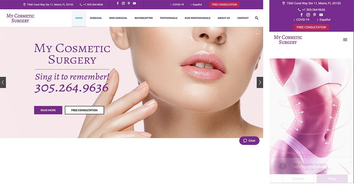 mycosmeticsurgerymiami.com