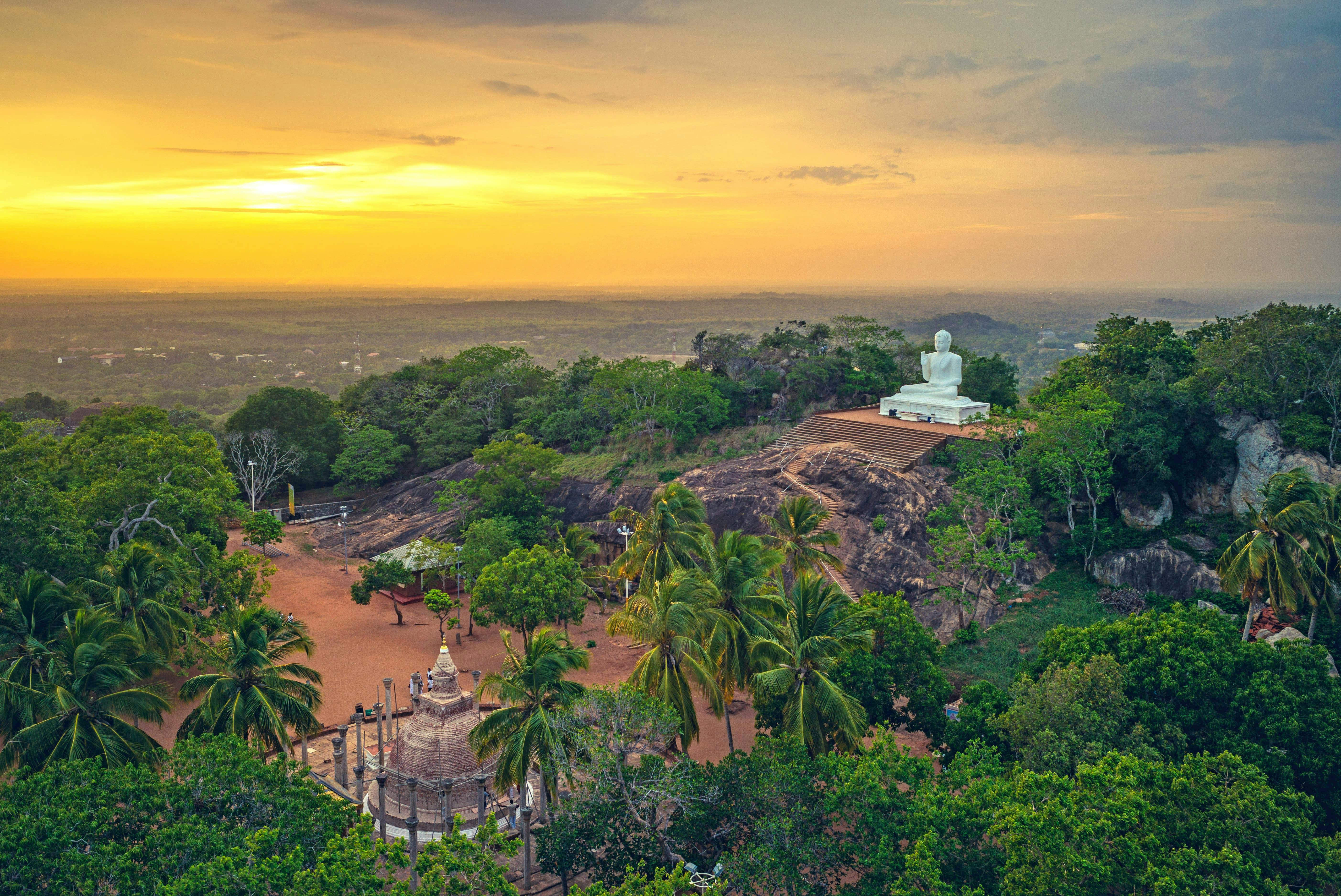 A temple in Anuradhapura.