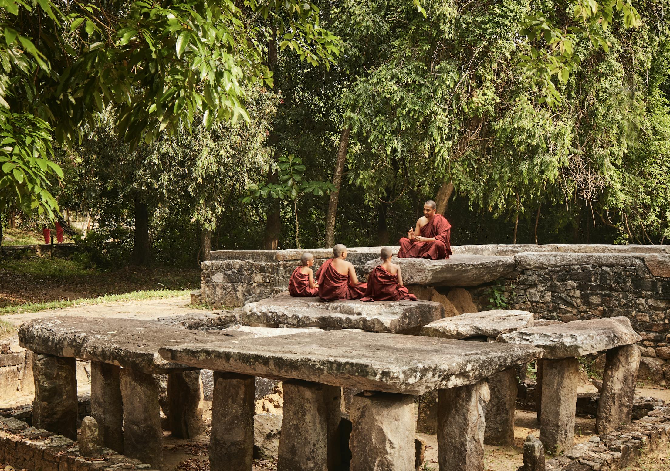 Sri Lankan monks.