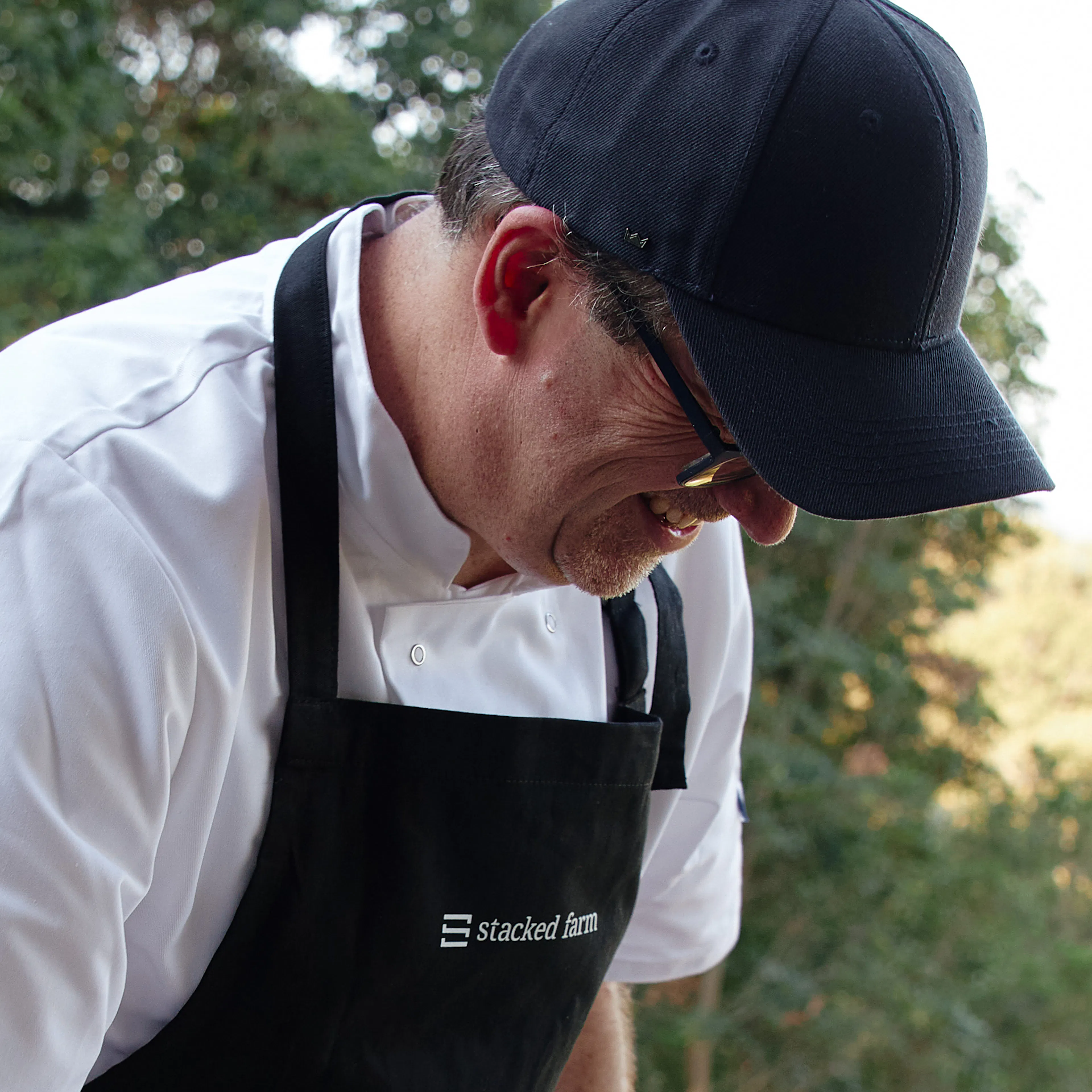 Chef Dave closeup of his smiling face