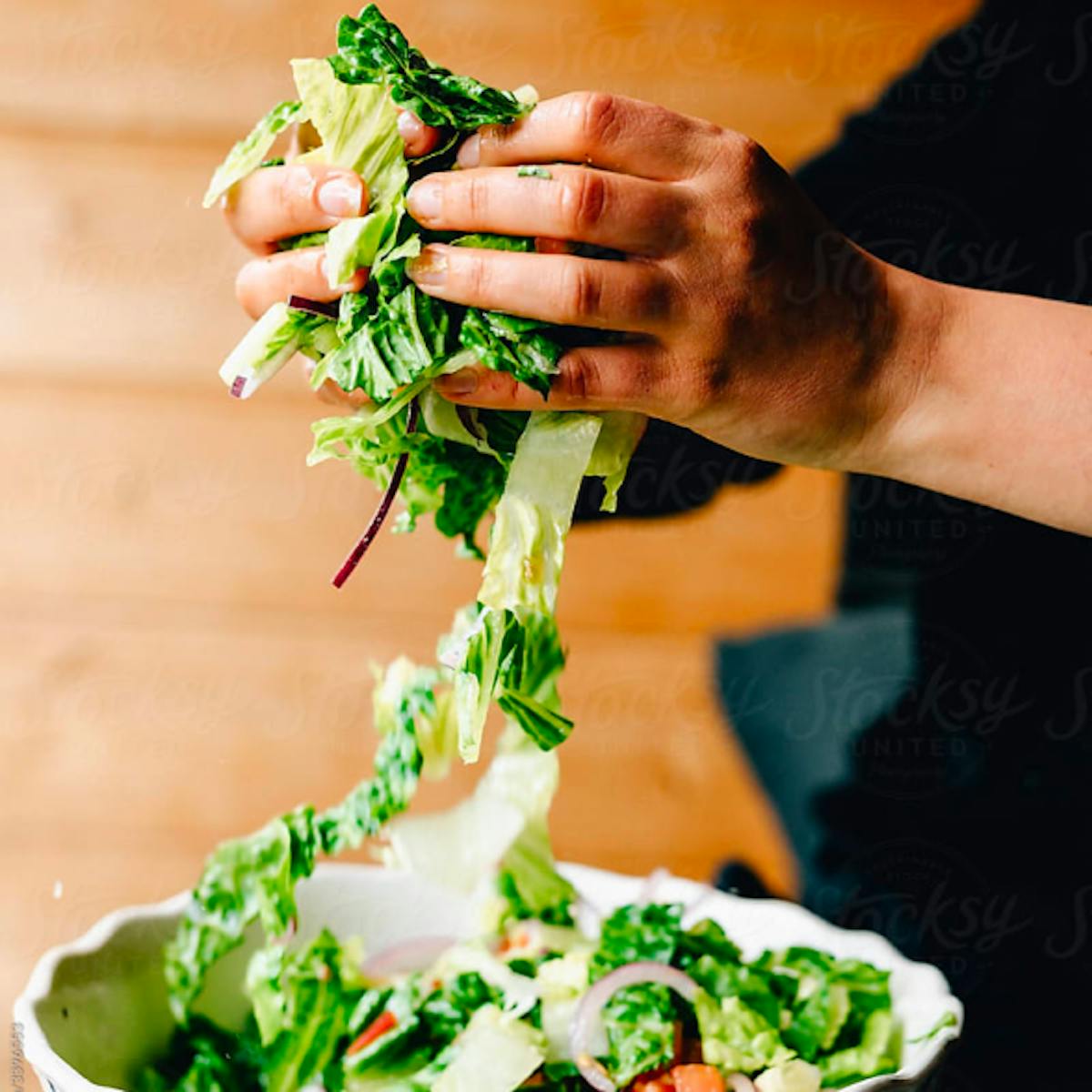 Making salad