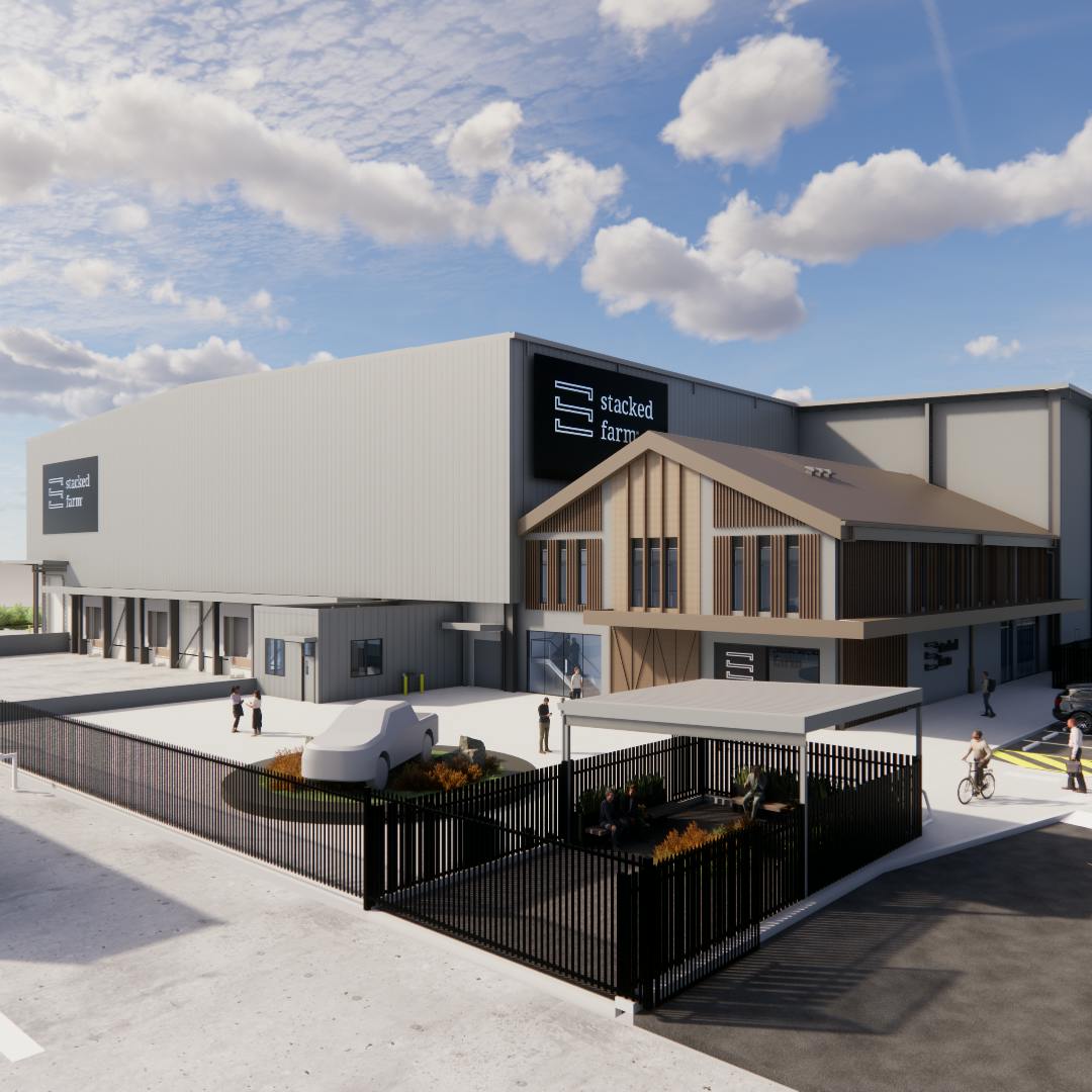 Stacked Farm - Truck Entry View