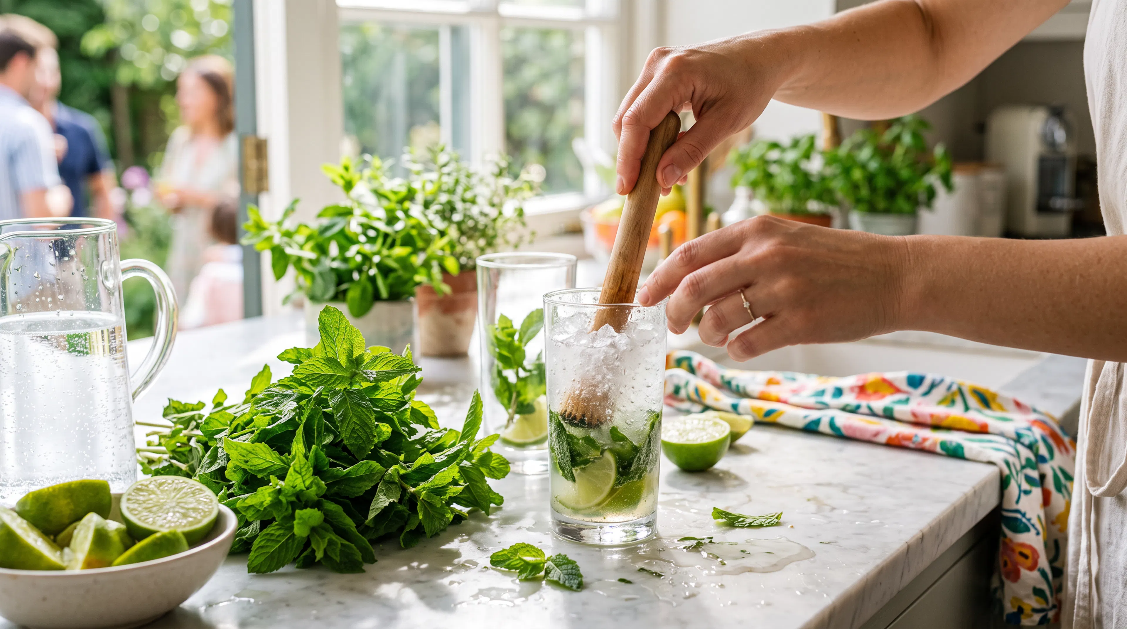 Mint cocktail