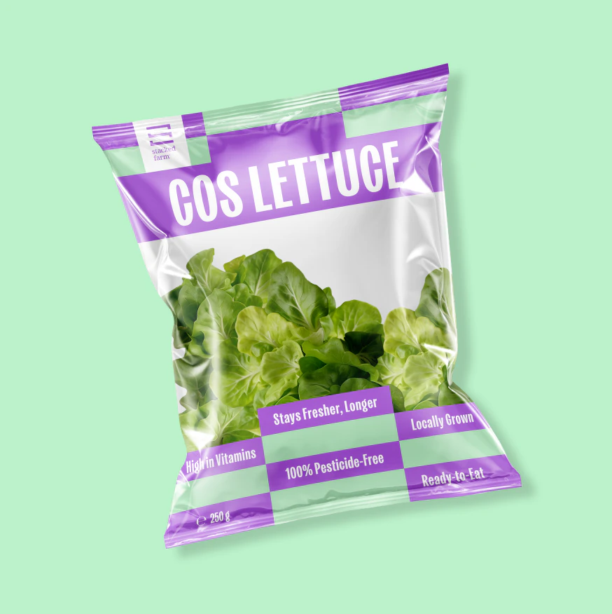 Cos / romaine Lettuce in a bag