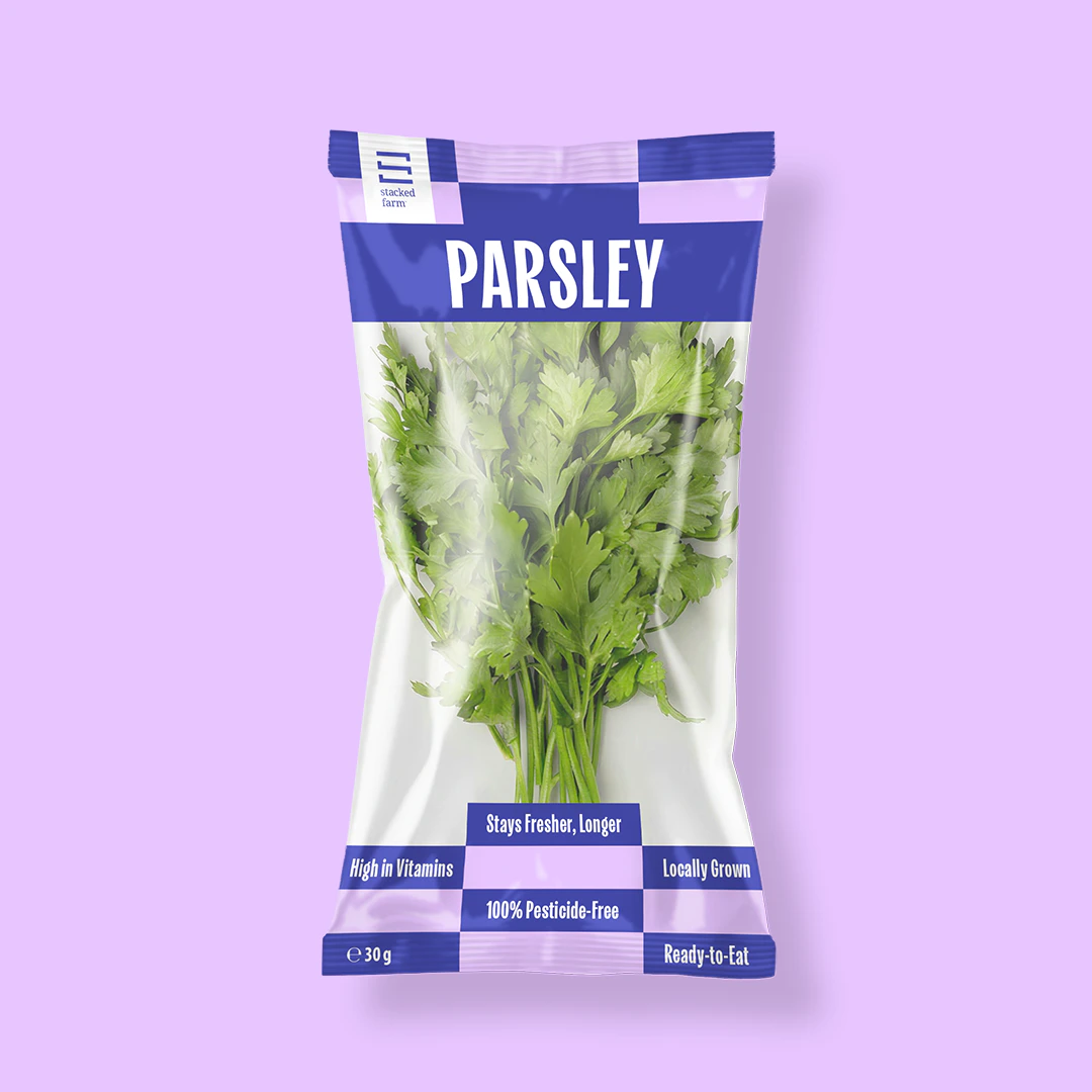 Parsley in packaging