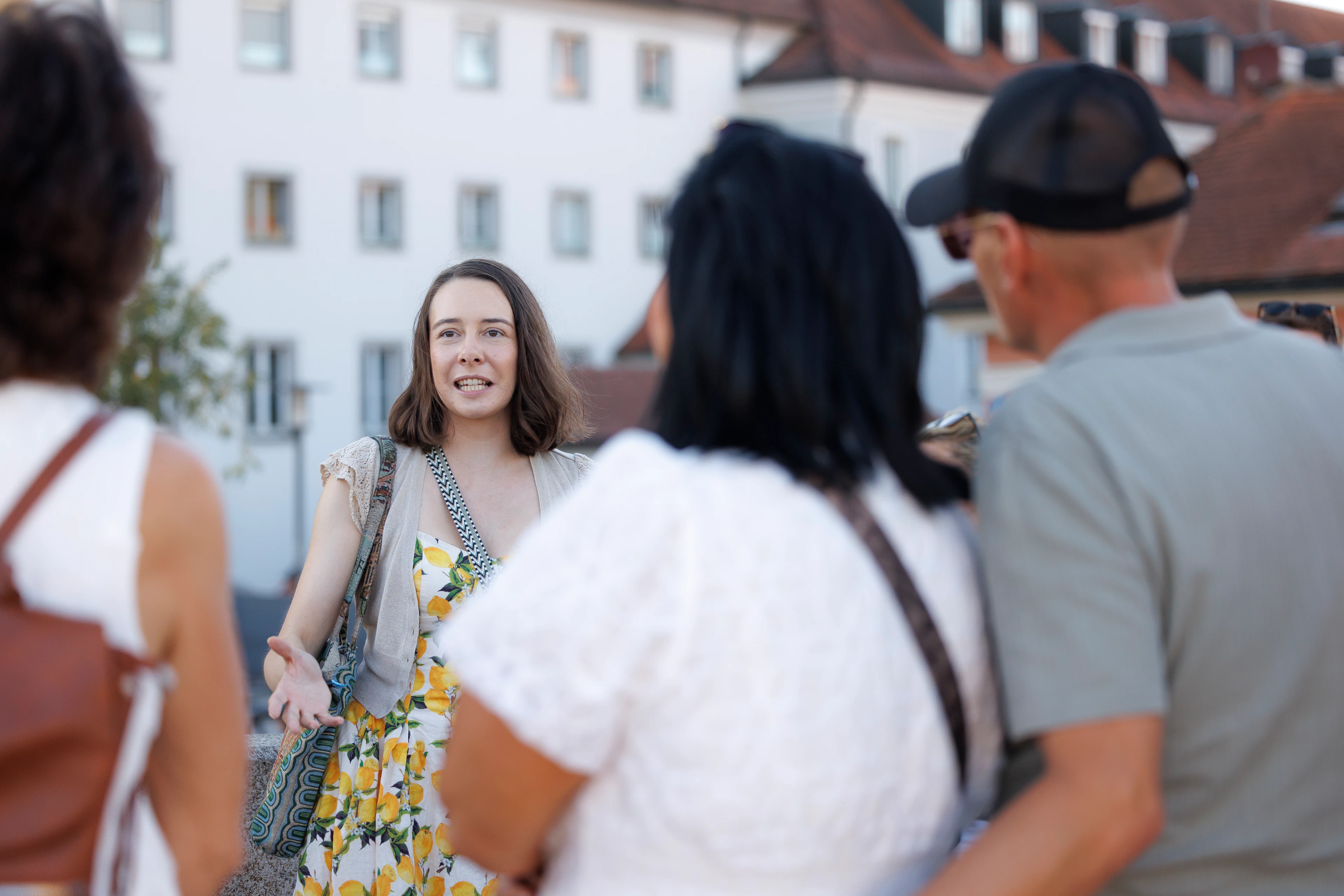 Gästeführerin bei der Führung