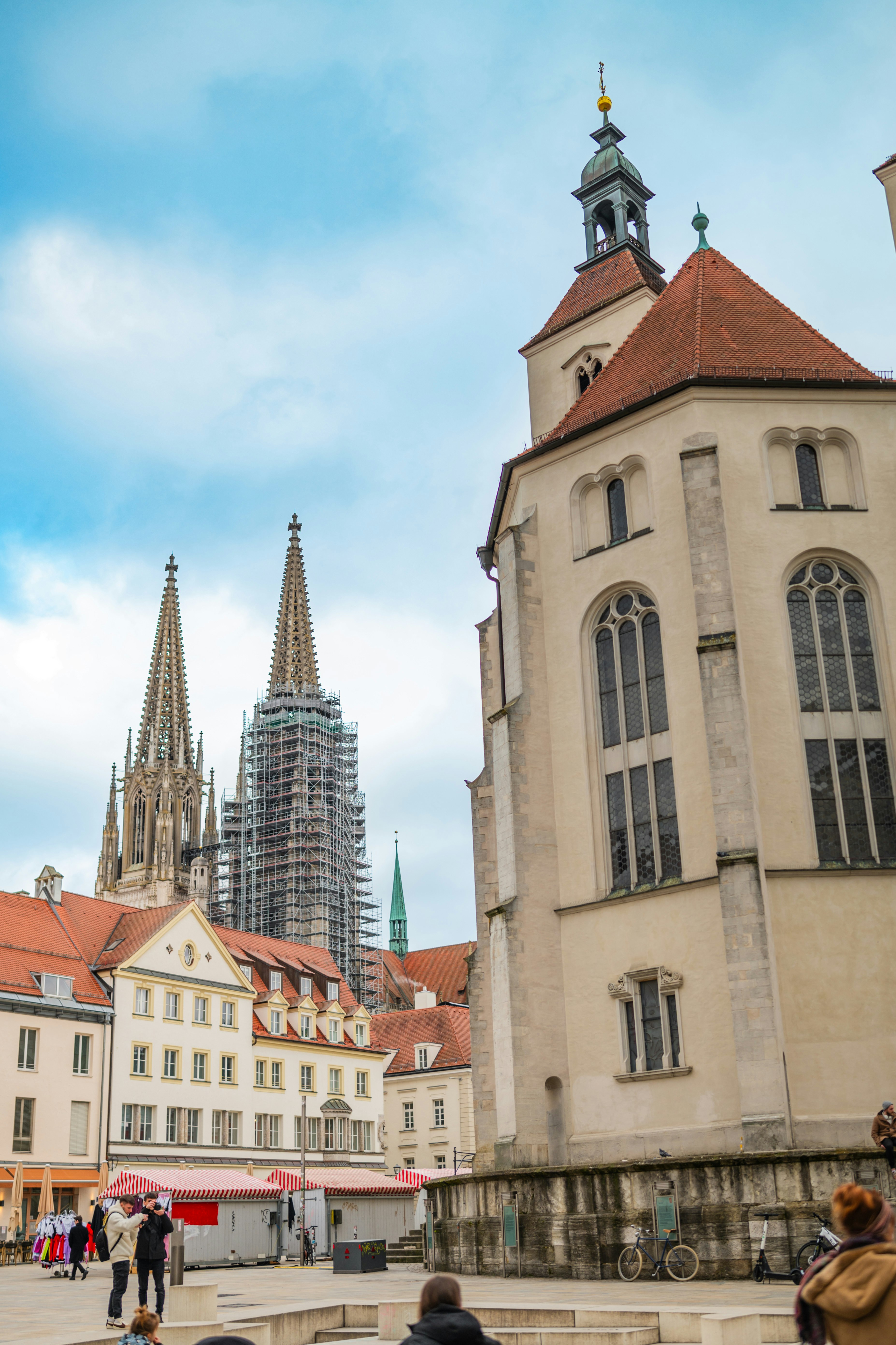 Der Neupfarrplatz in Regensburg