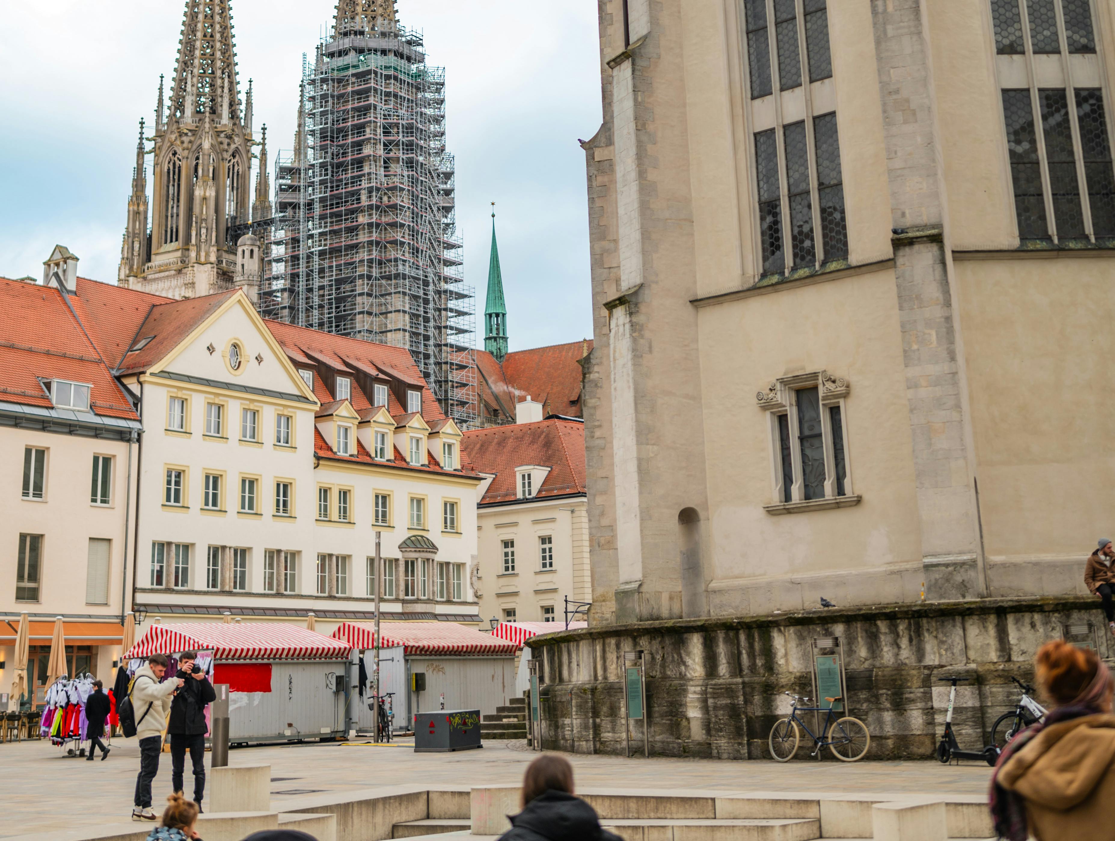 Der Neupfarrplatz in Regensburg