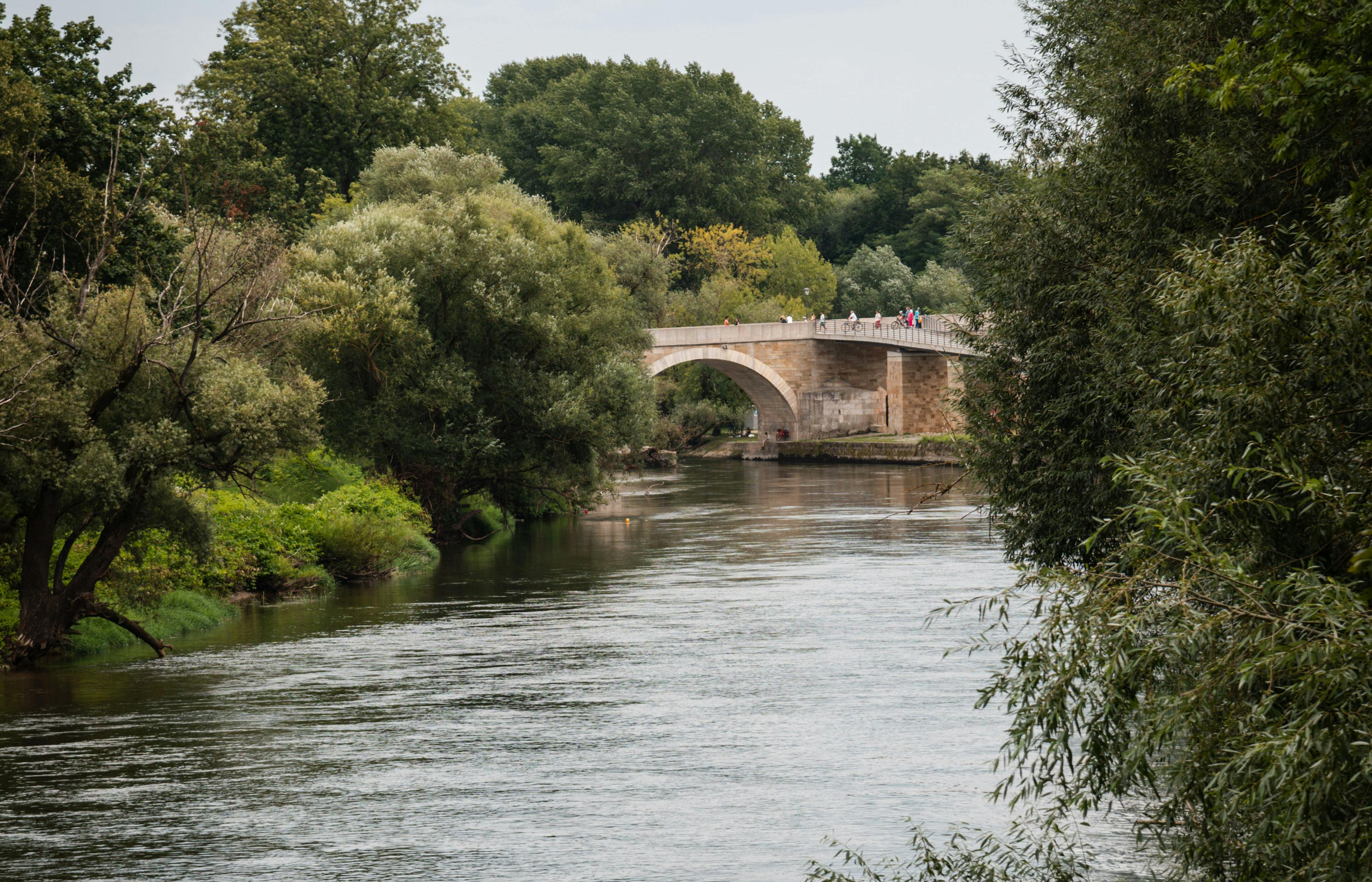Die Donau in Regensburg