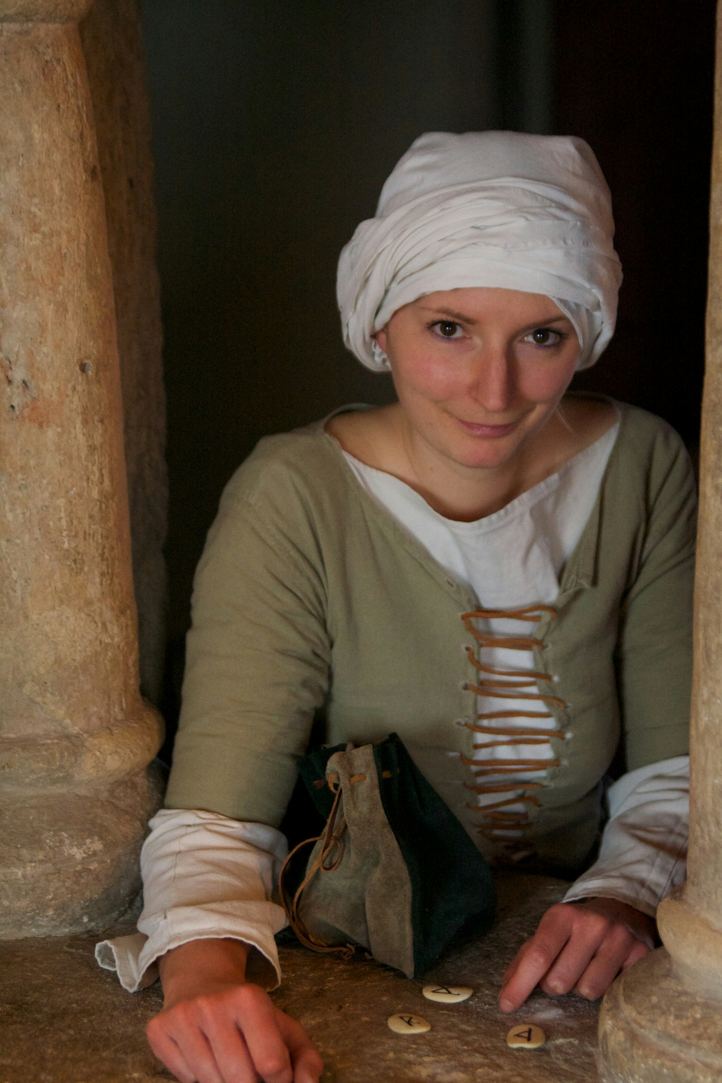 Schauspielerin im Kostüm