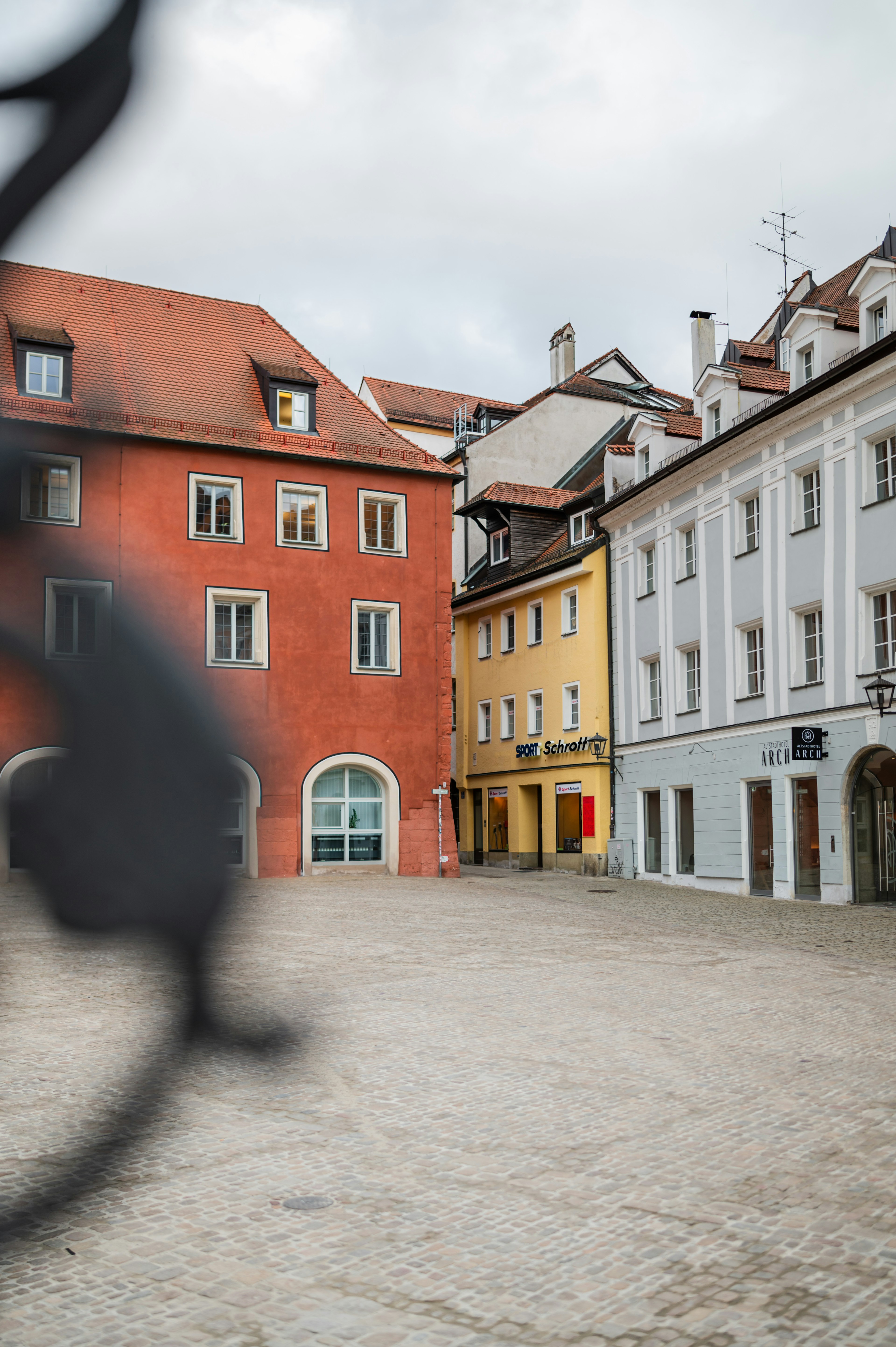 Eine Ecke des dreieckigen Haidplatz'