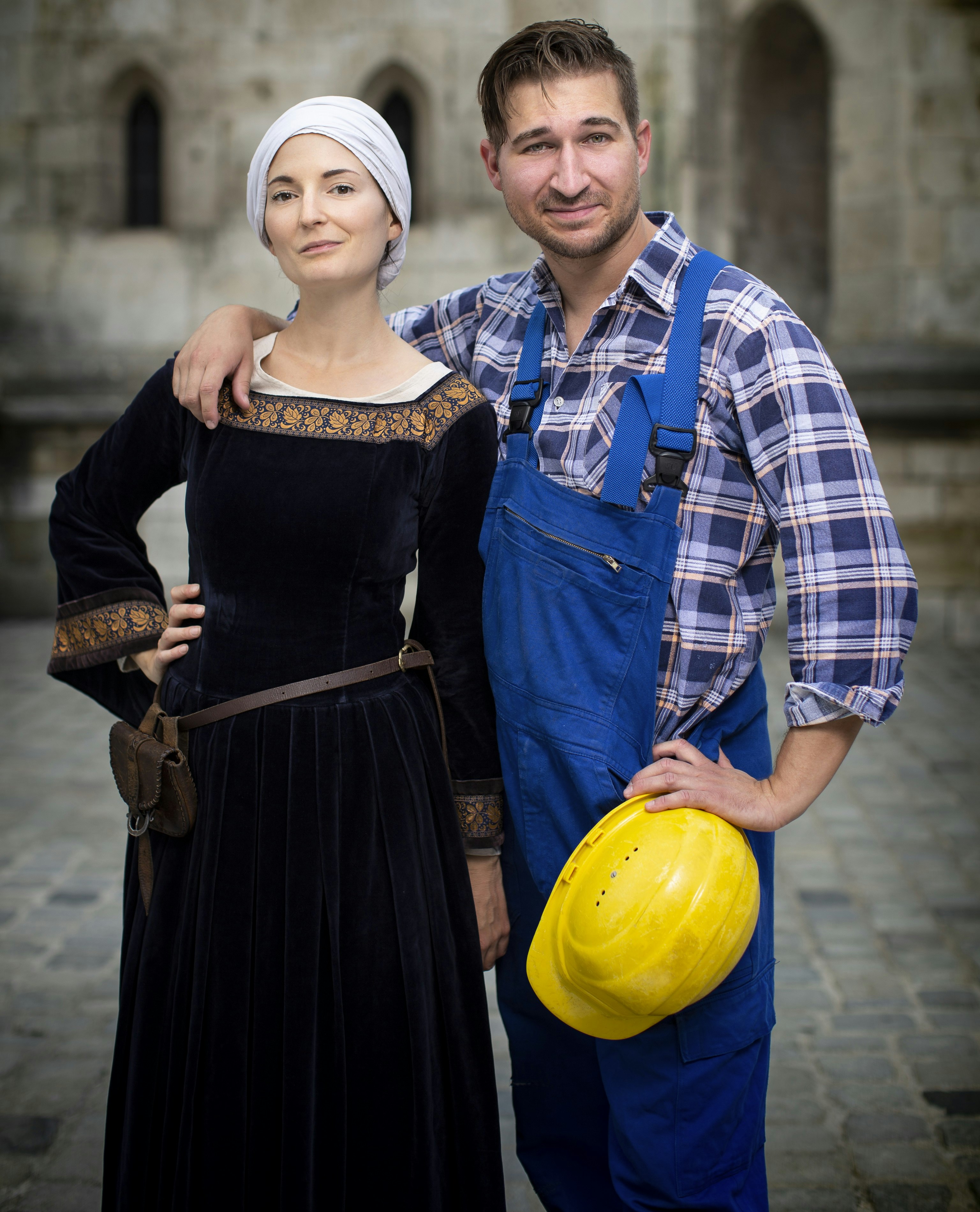 Zwei Darsteller aus der Führung