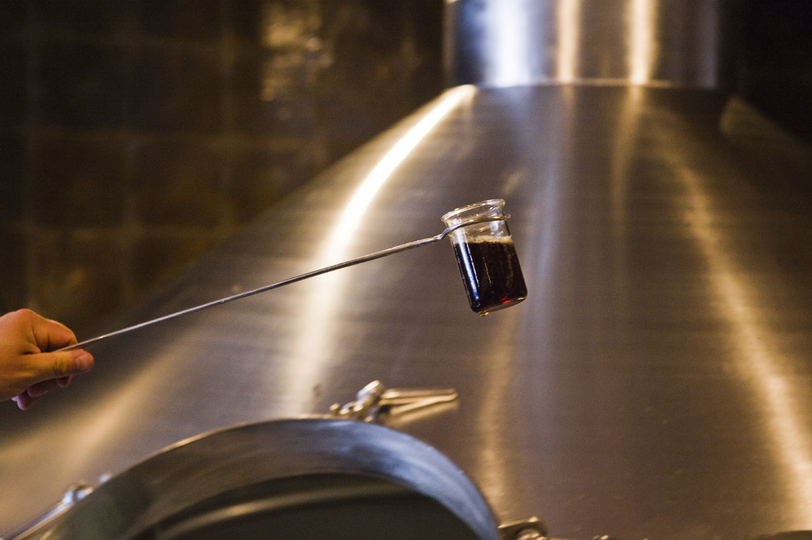 Detailbild aus dem Brauprozess