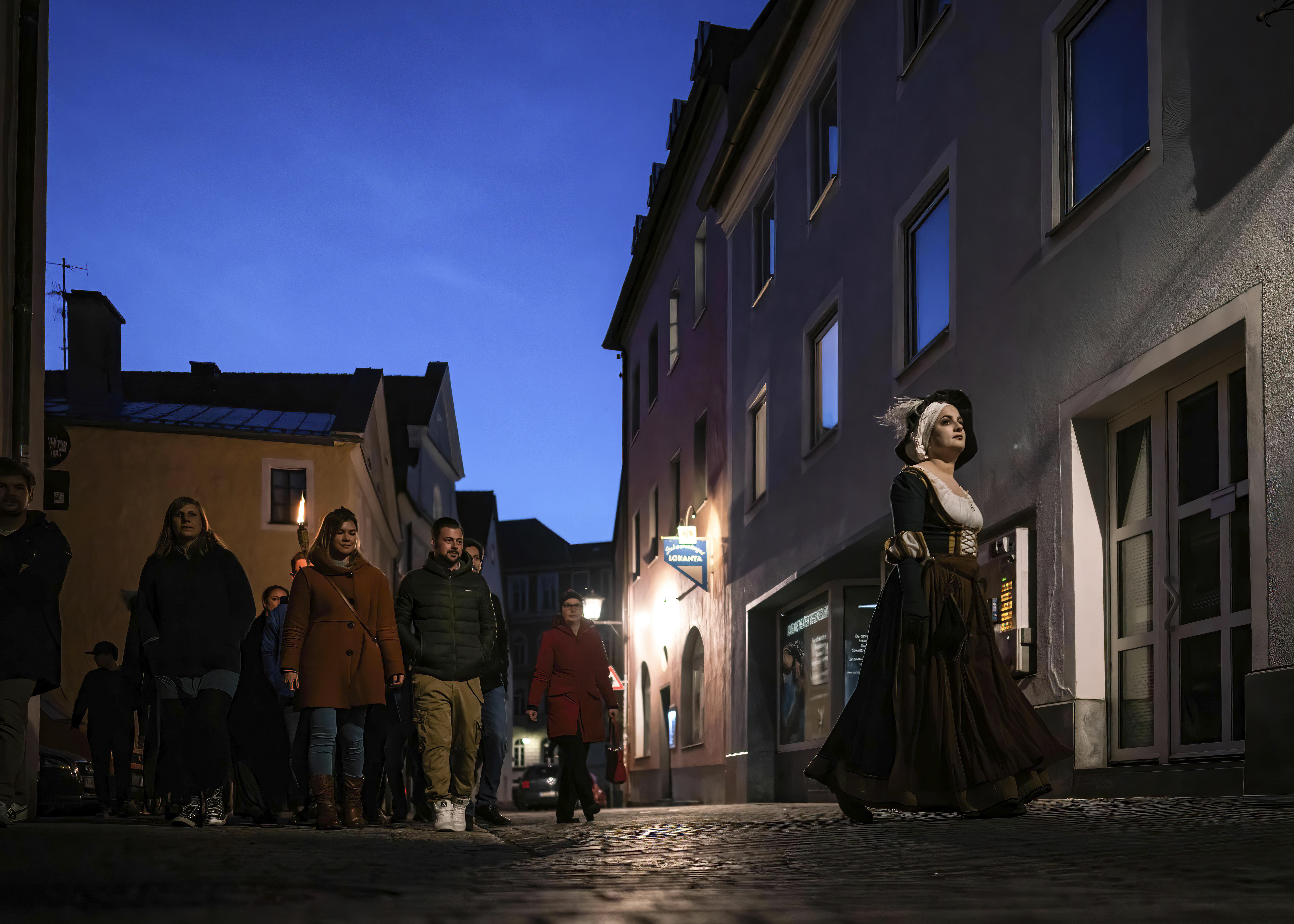 Darstellerin aus der Führung