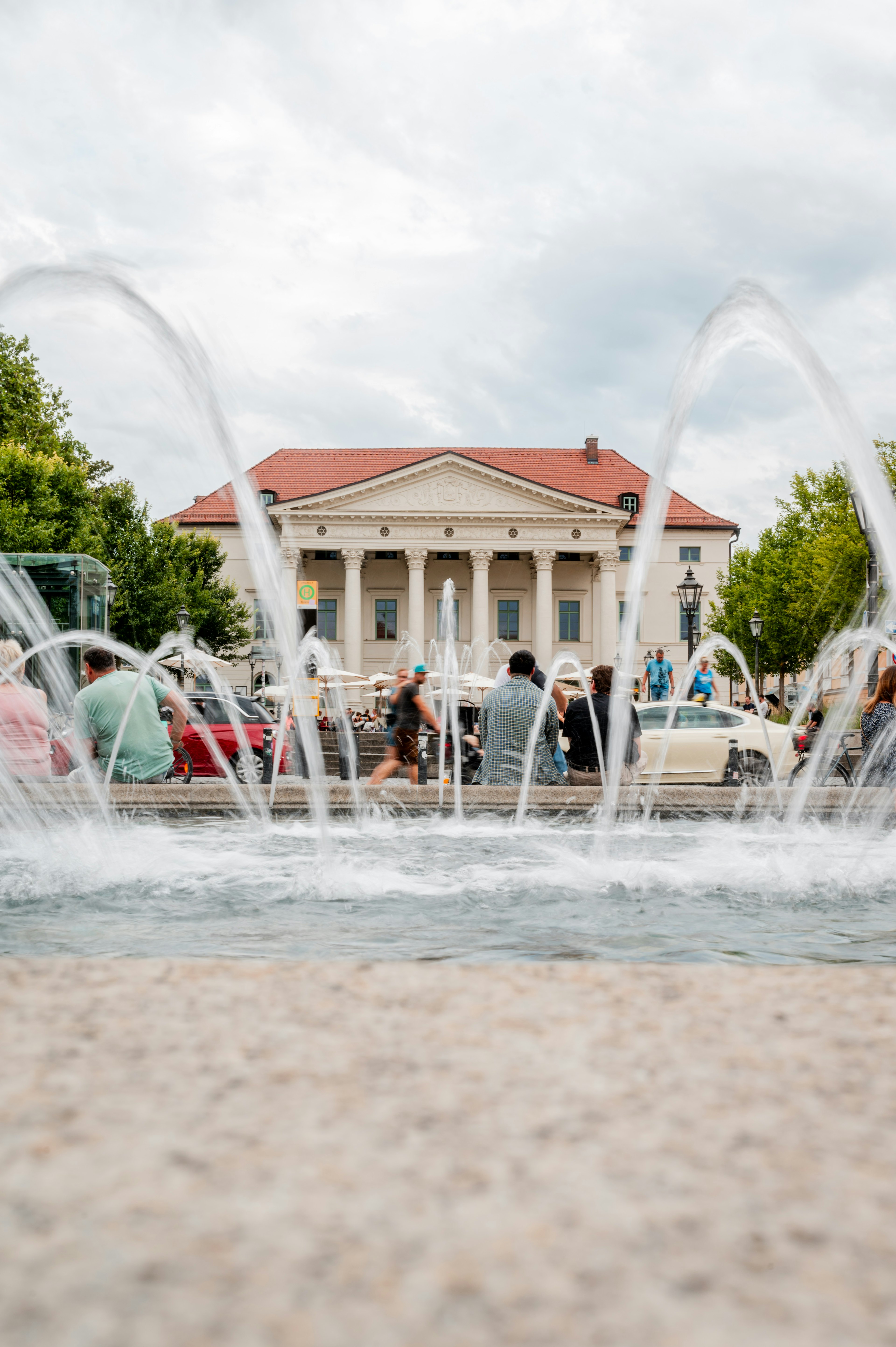 Der untere Brunnen am Bismarkplatz