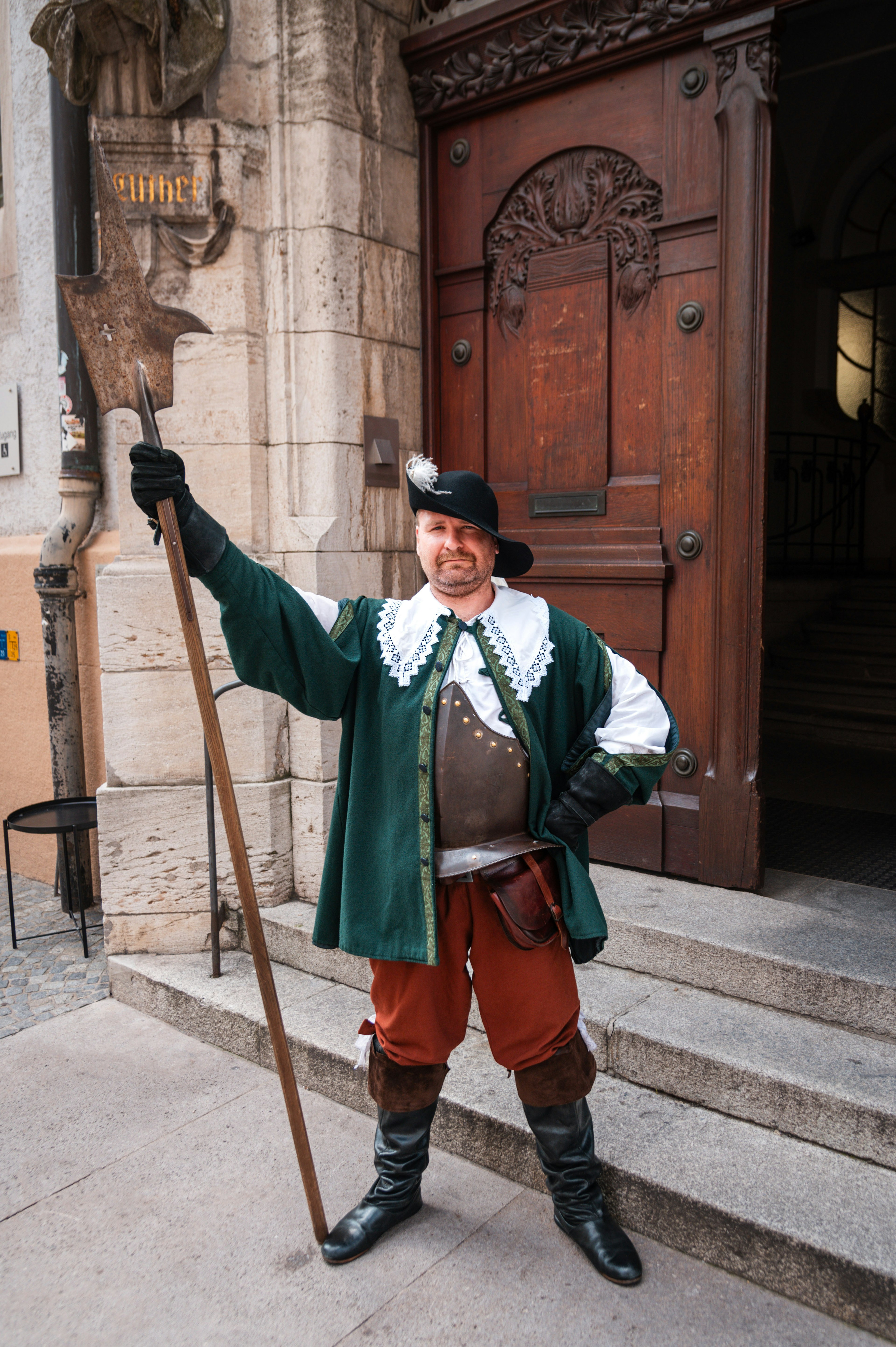 Schauspieler im Kostüm