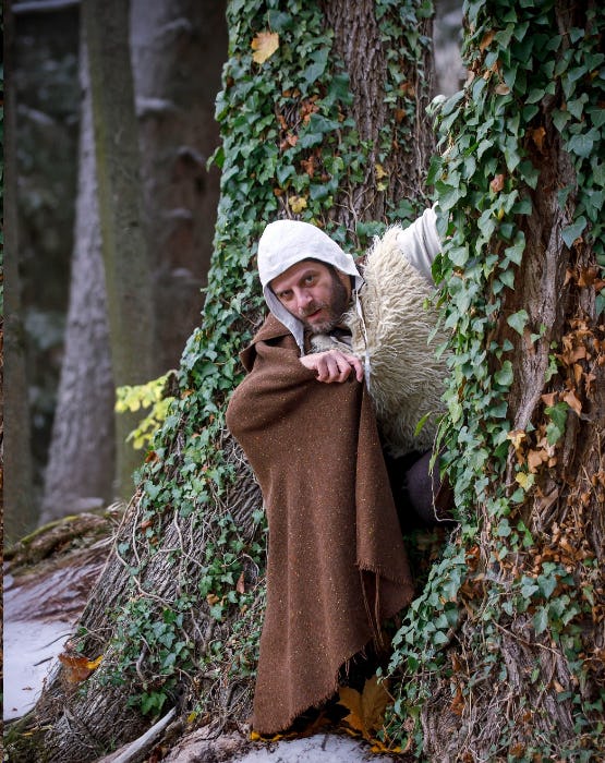 Schauspieler im Kostüm