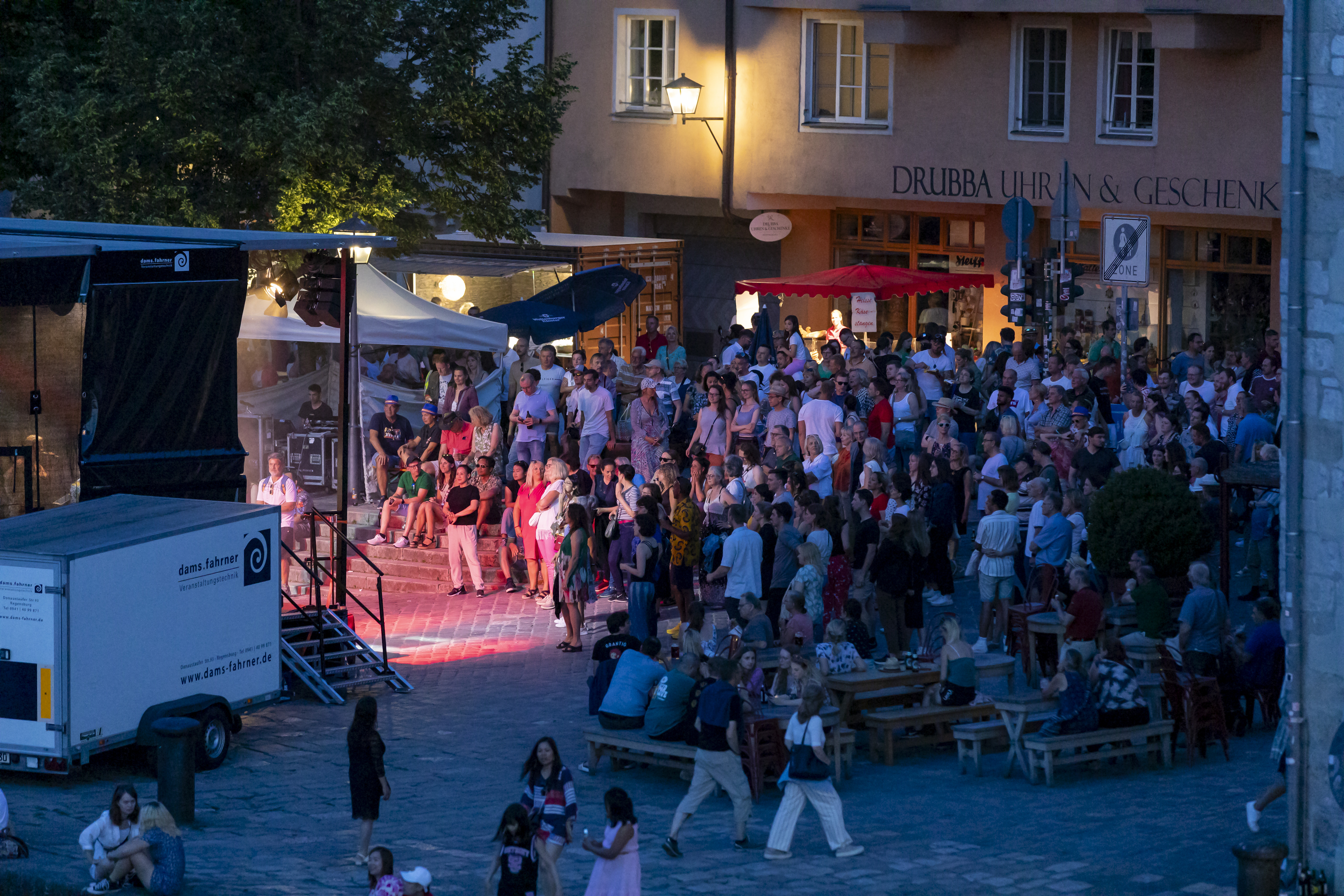 Die Thundorferstraße beim Bürgerfest 2023