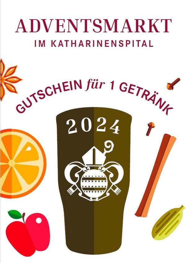 Glühwein Gutschein Plakat