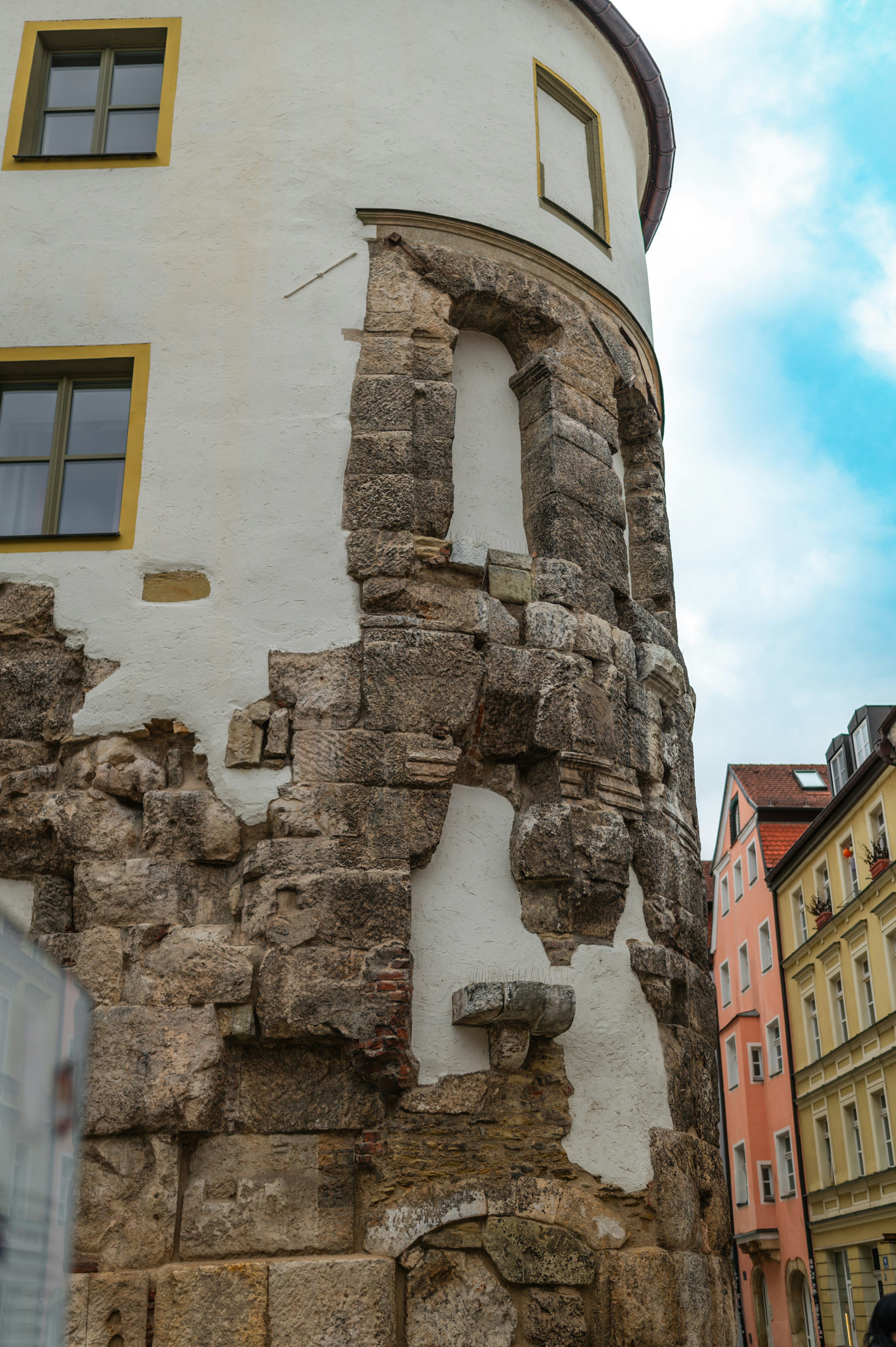 Blick auf einen Teil der Porta Praetoria