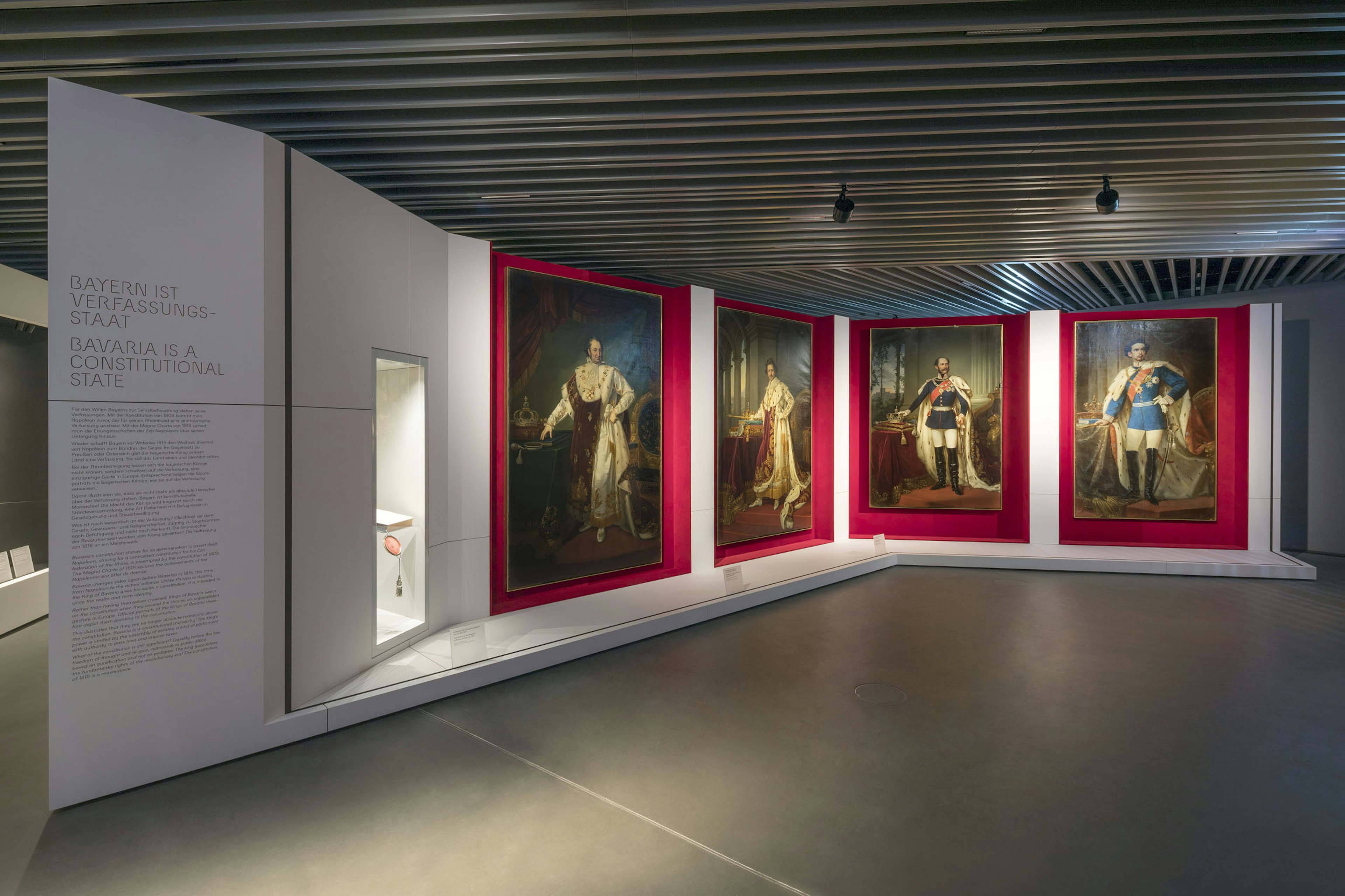 Das Innere der Dauerausstellung im Haus der Bayerischen Geschichte