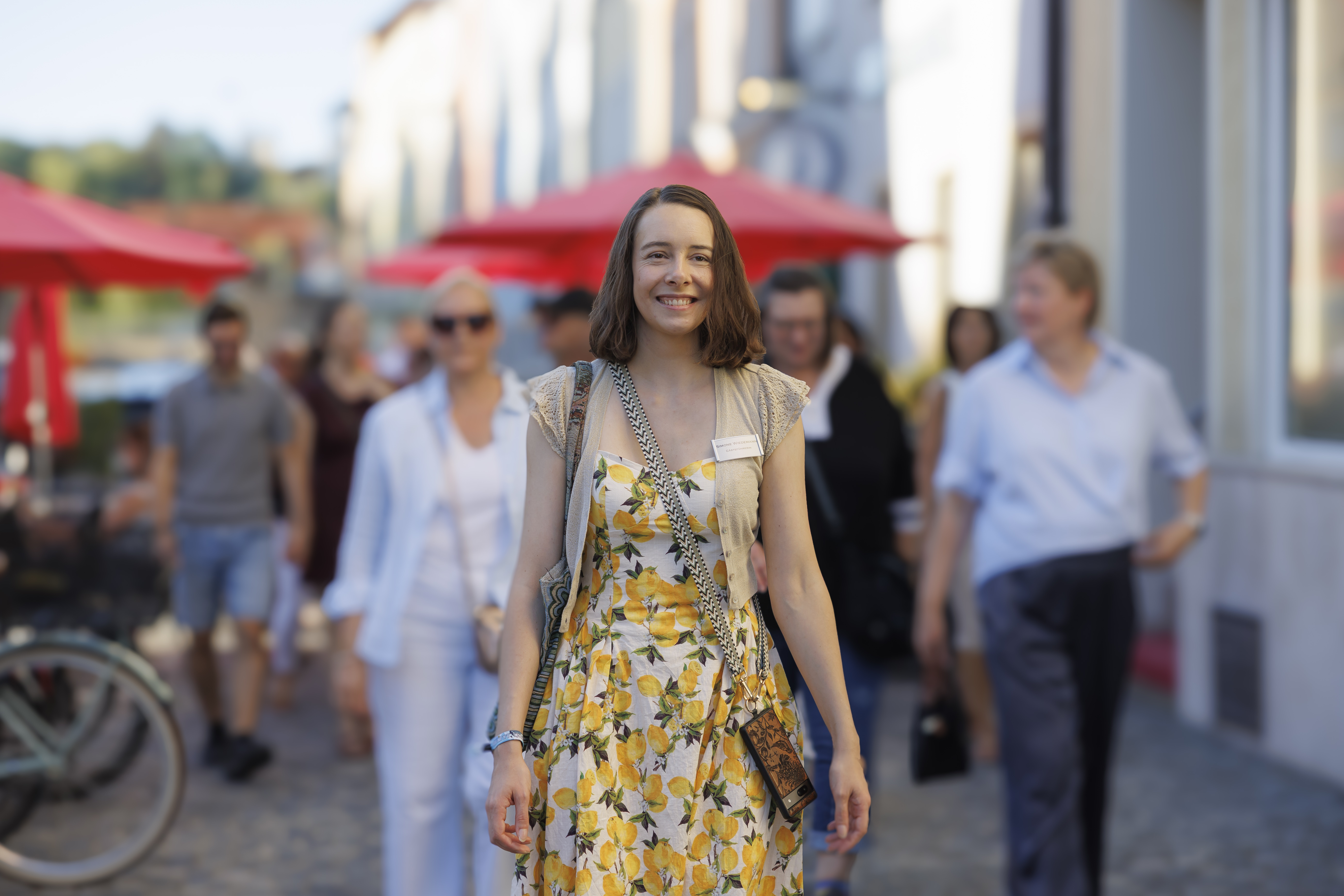 Guide bei der Führung 