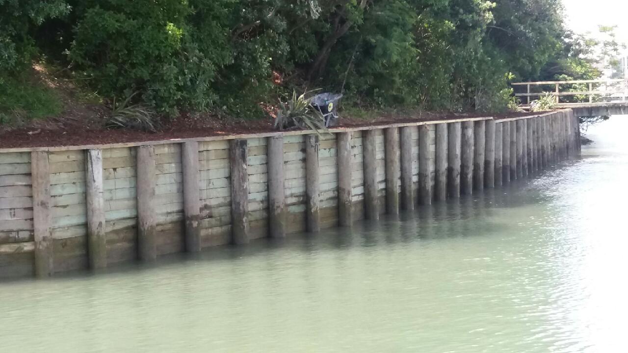 Kawau Island Seawall