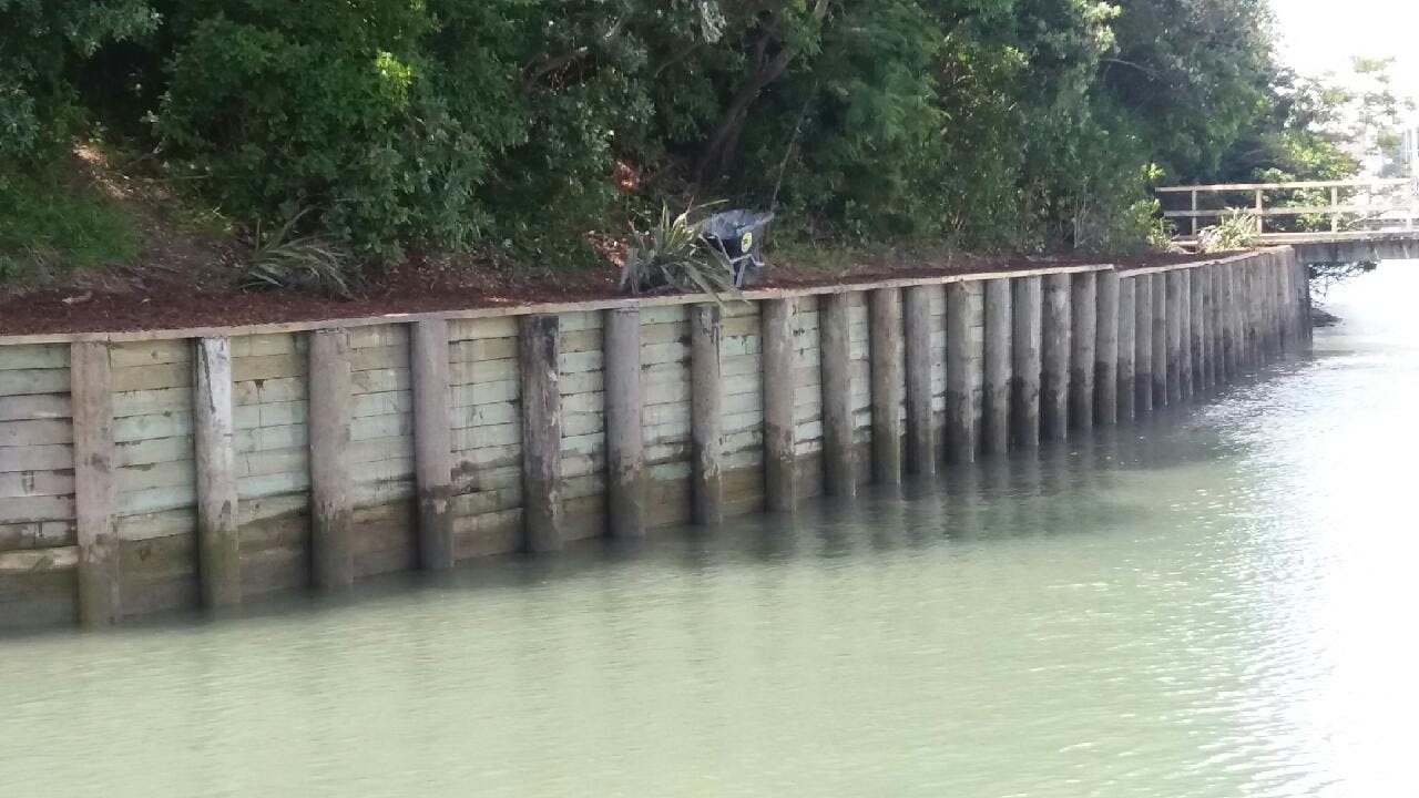 Kawau Island Seawall