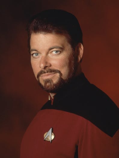 Will Riker, as seen in Star Trek: The Next Generation