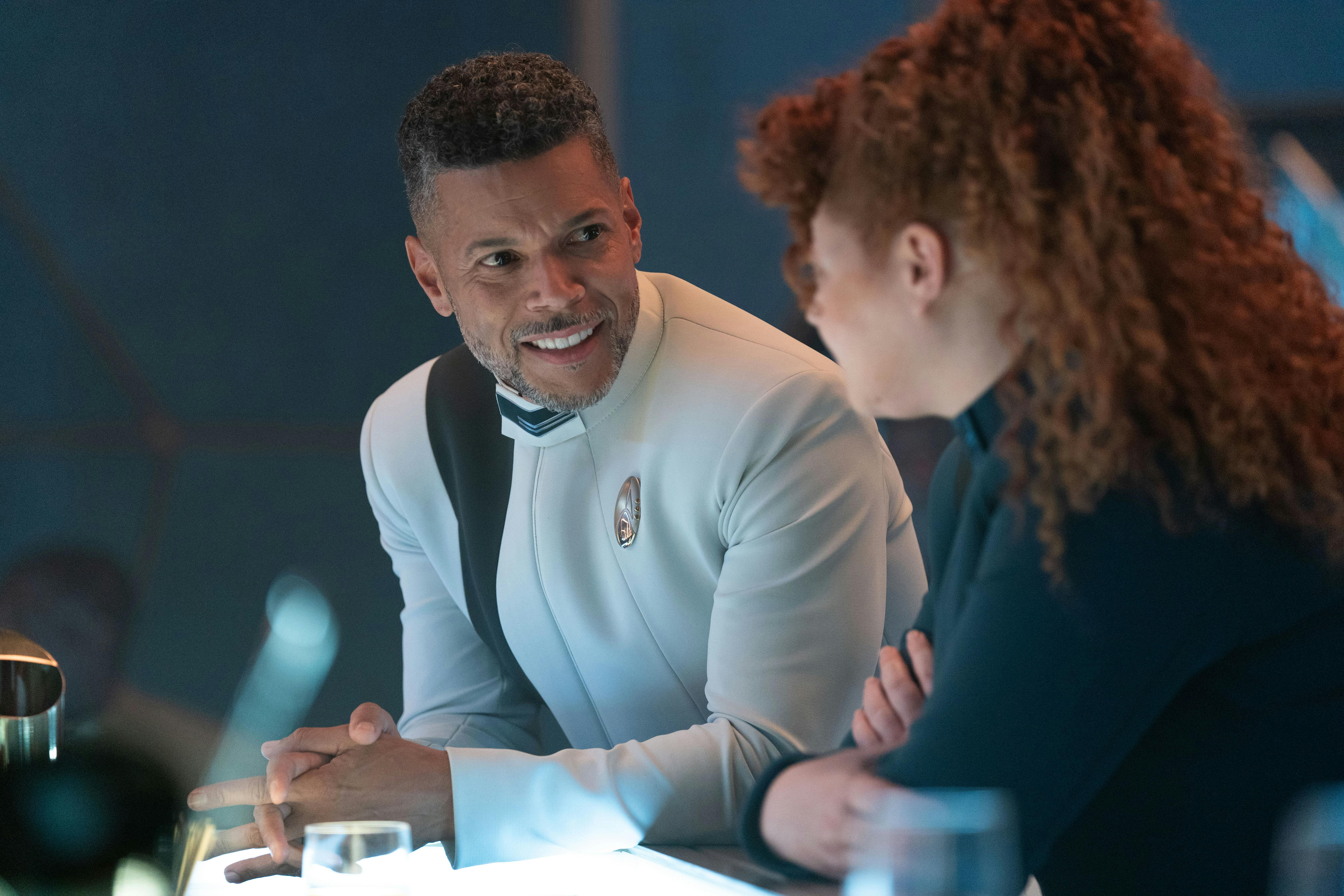 Culber connects with Tilly as they lean over a counter in a first look at Star Trek: Discovery Season 5
