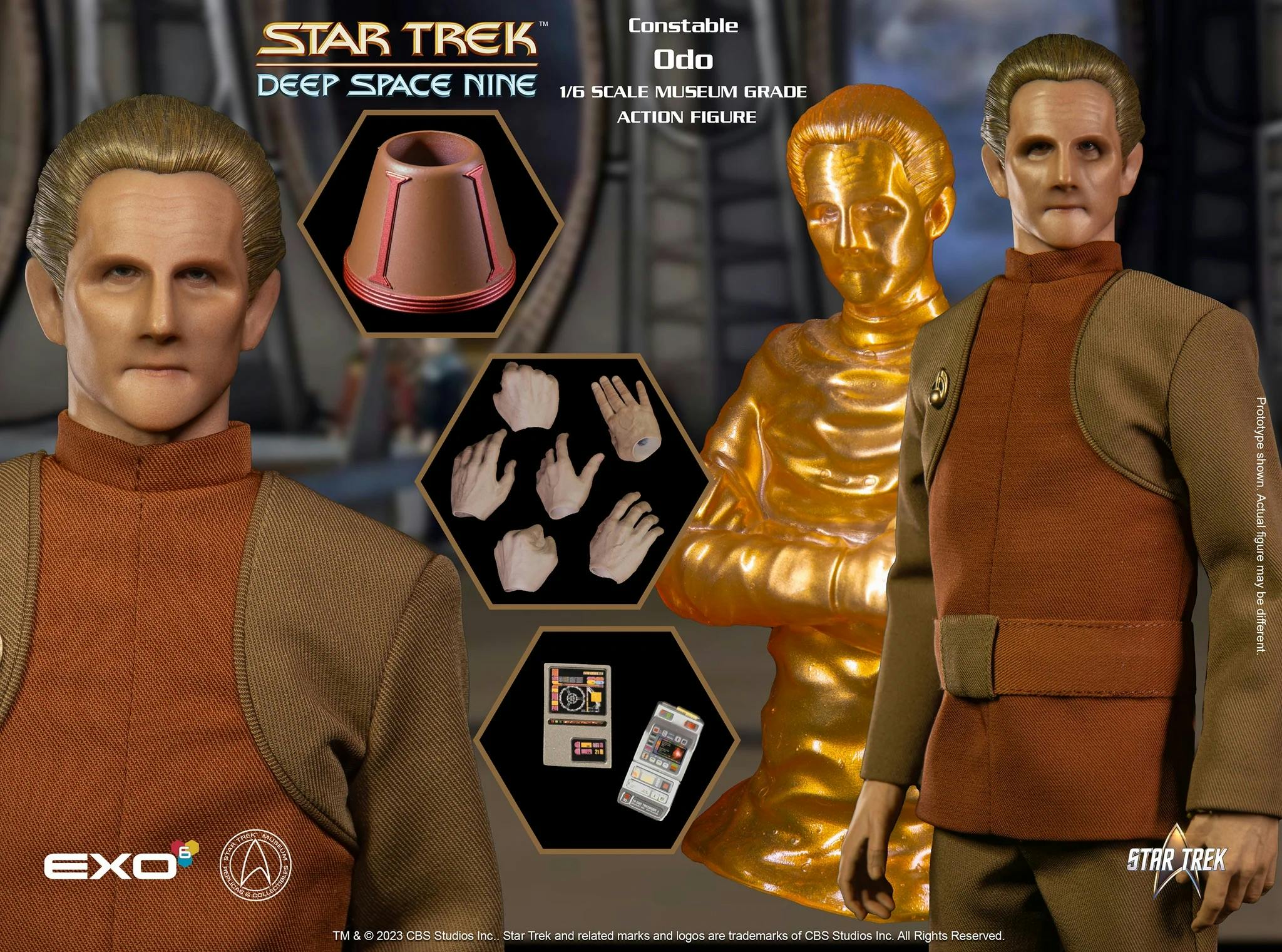 DS9 Constable Odo Exo-6 Collectible Statue