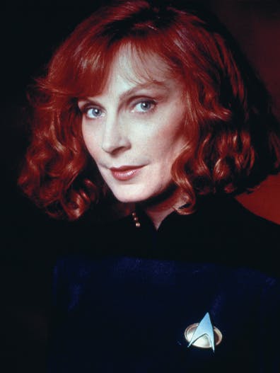 Beverly Crusher, as seen in Star Trek: The Next Generation