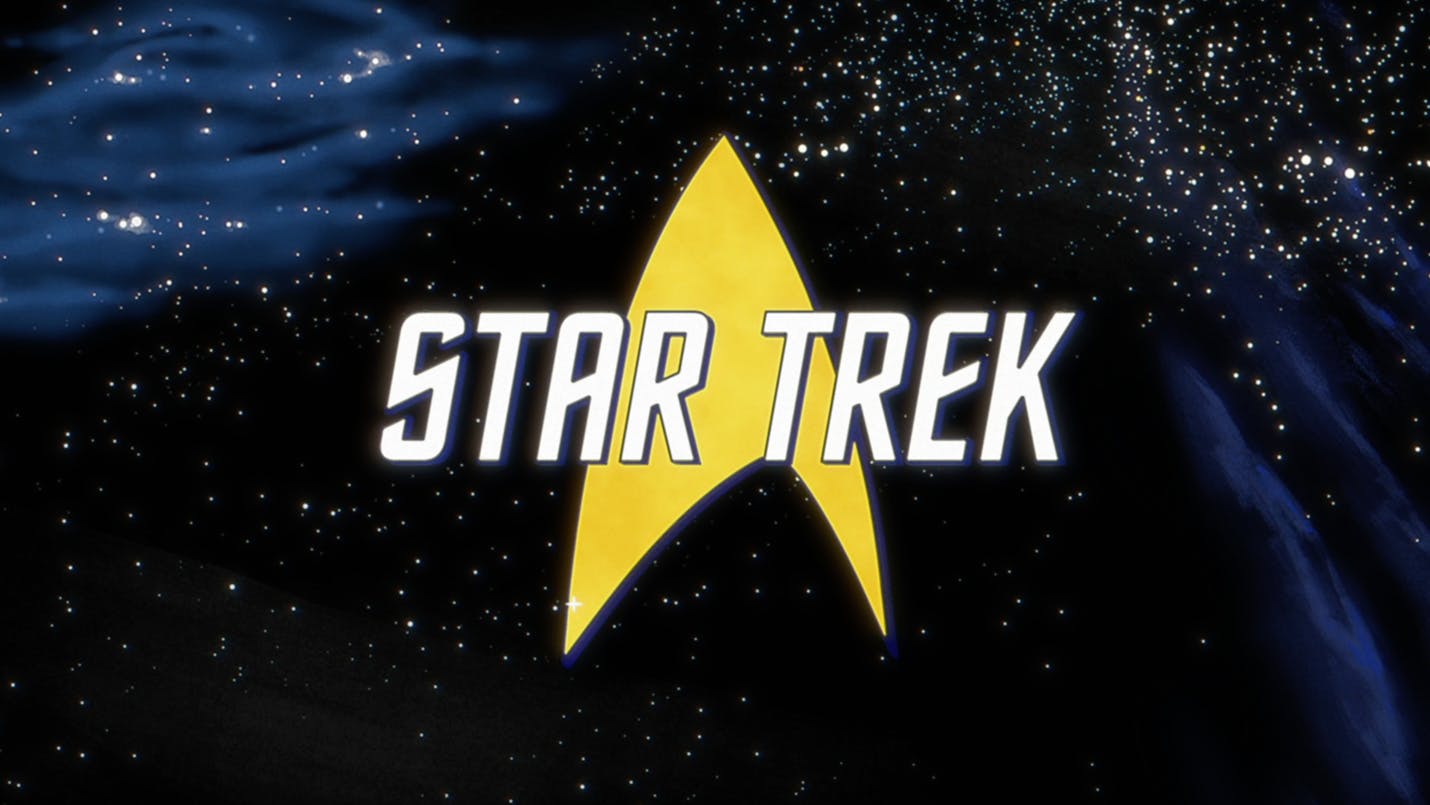 The Animated Celebration Star Trek logo