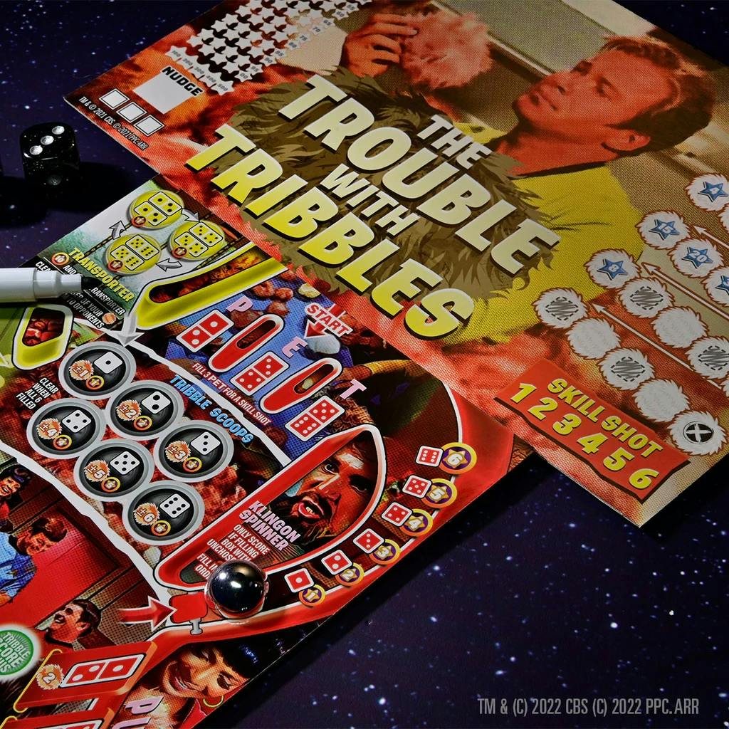 Star Trek: Super-Skill Pinball - Trouble with Tribbles board