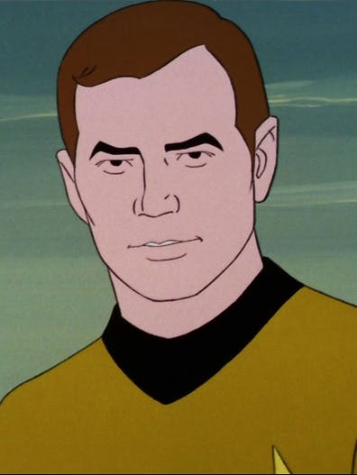 James T. Kirk as seen in Star Trek: The Animated Series