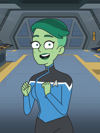 D'Vana Tendi, as seen in Star Trek: Lower Decks