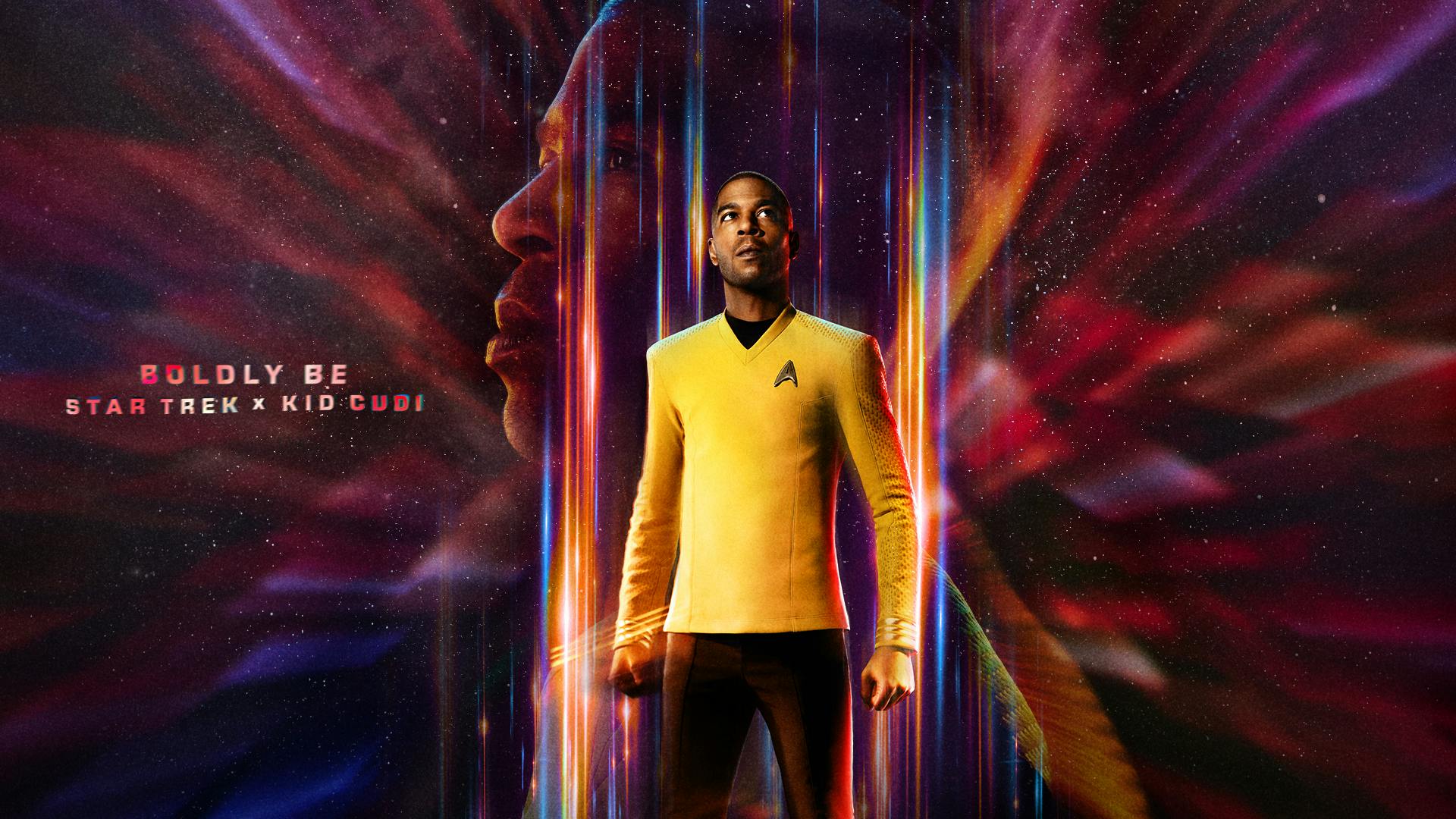 Boldly Be with Star Trek x Kid Cudi hero art