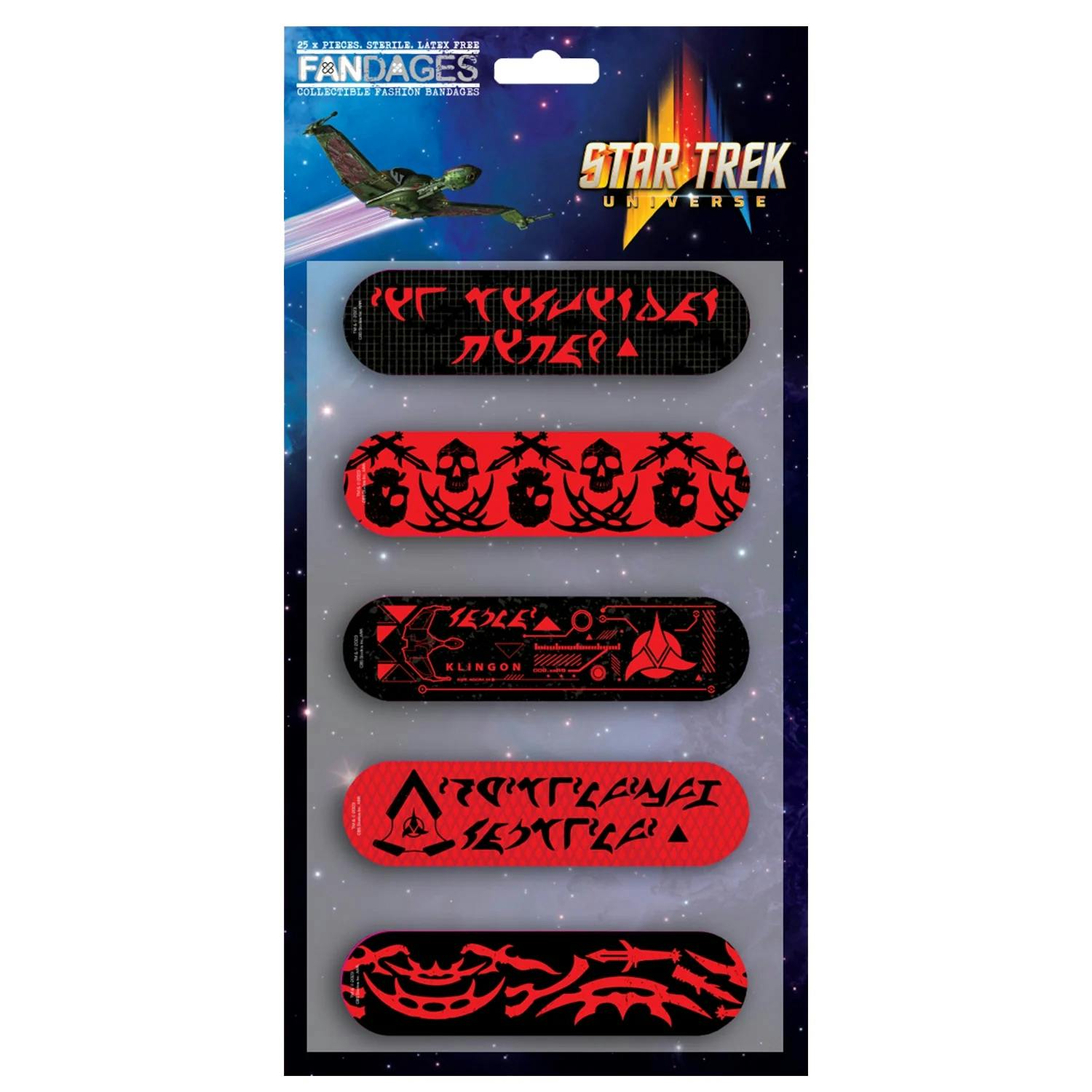 Star Trek Klingon Fandages Fashion Bandages
